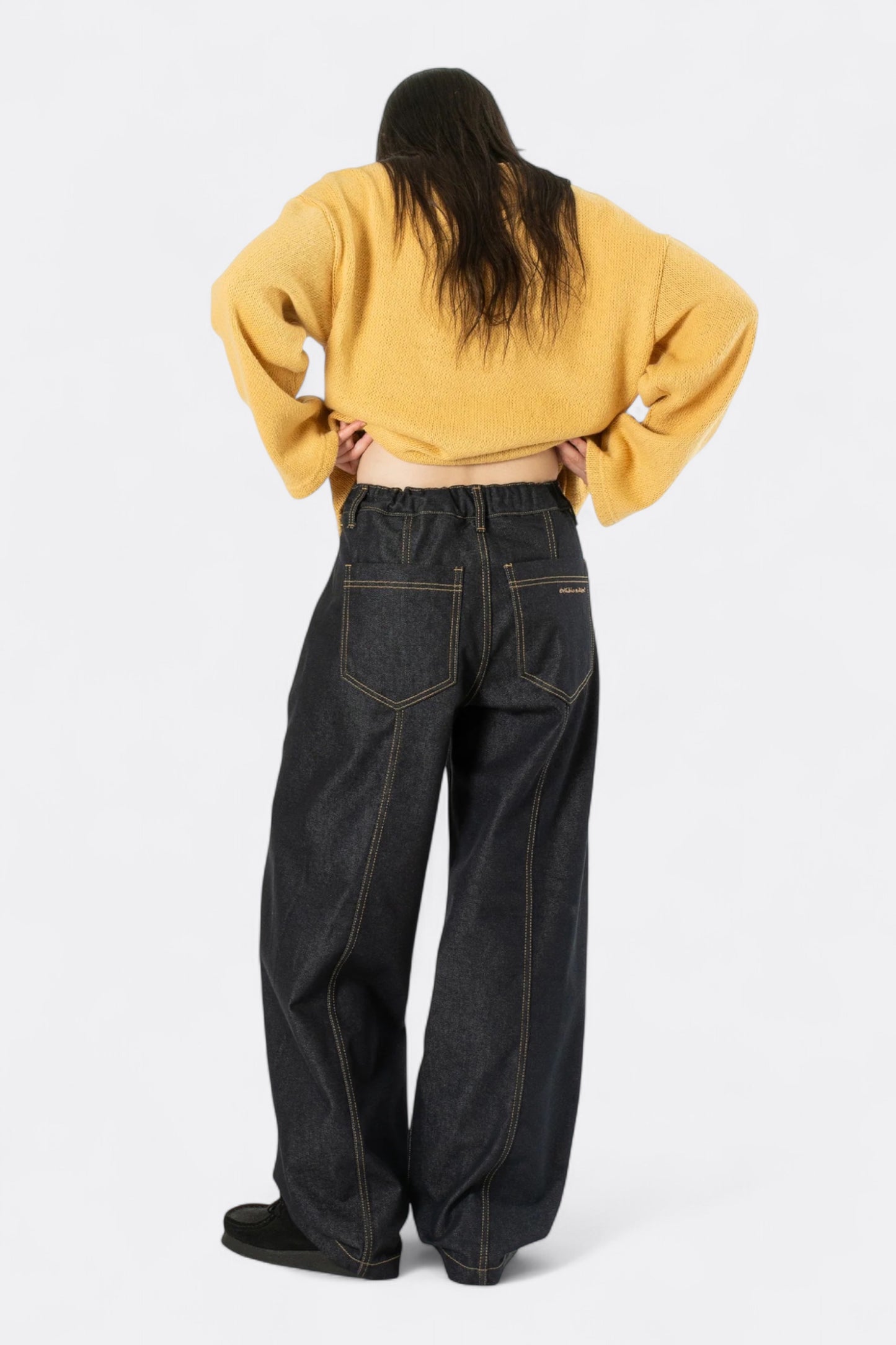 Estudio Niksen - Raw Denim In-Stitch Jeans (Indigo)