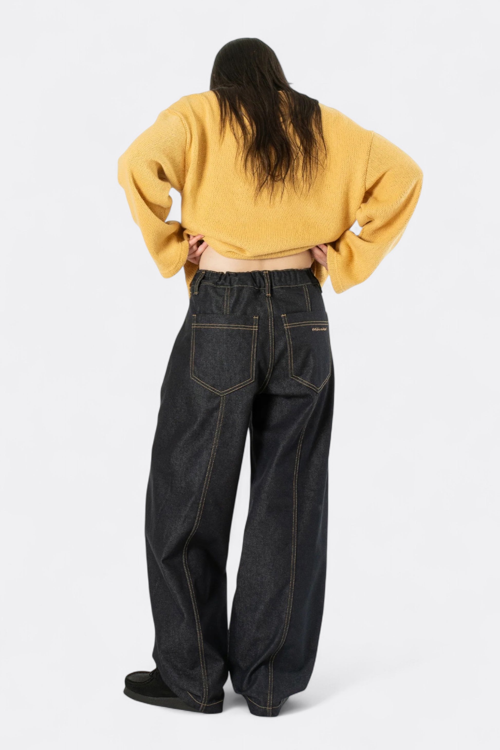 Estudio Niksen - Raw Denim In-Stitch Jeans (Indigo)