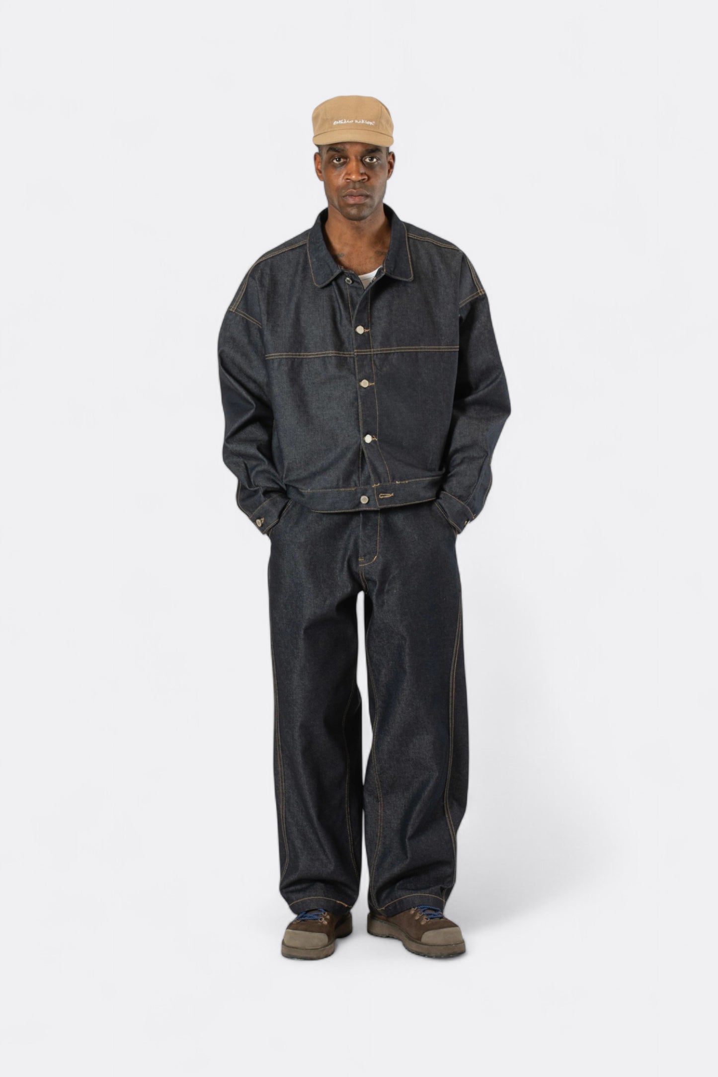 Estudio Niksen - Raw Denim In-Stitch Jeans (Indigo)