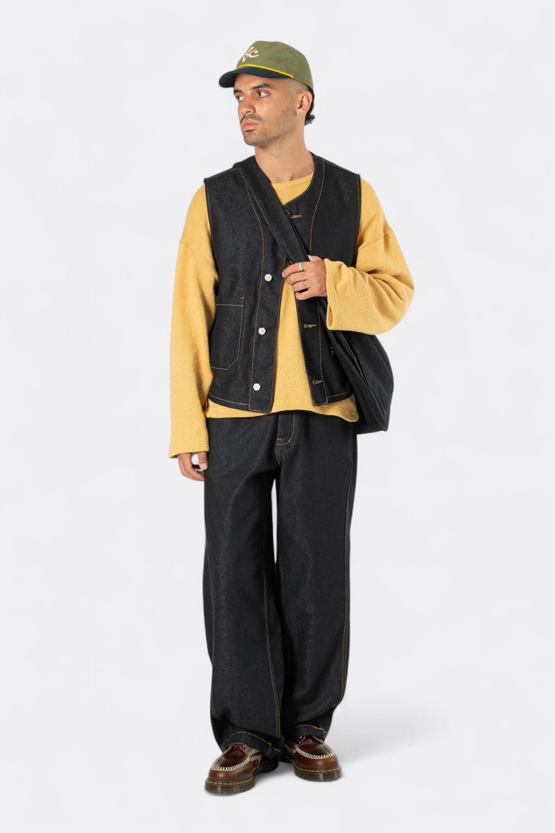 Estudio Niksen - Raw Denim In-Stitch Jeans (Indigo)