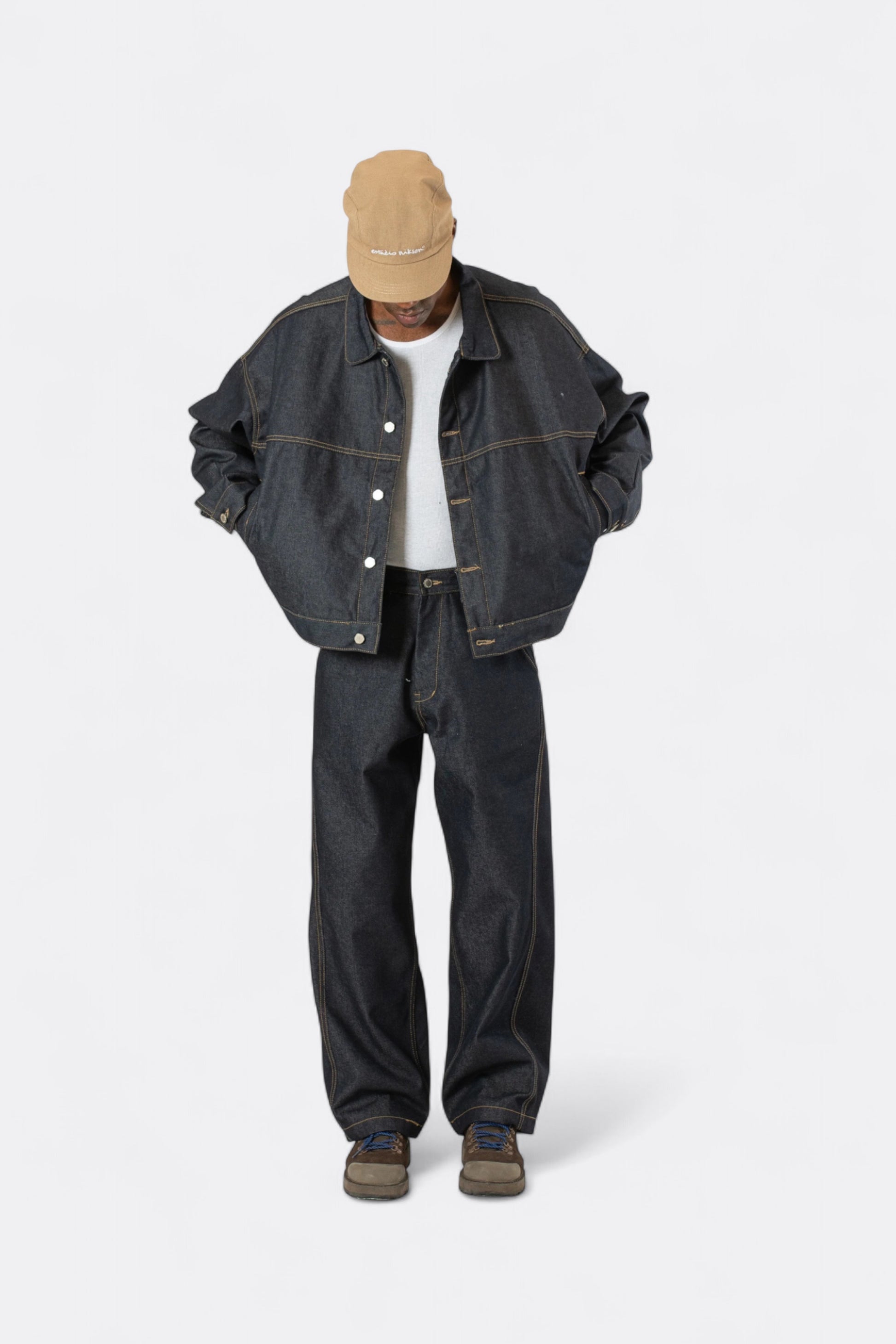 Estudio Niksen - Raw Denim In-Stitch Jeans (Indigo)