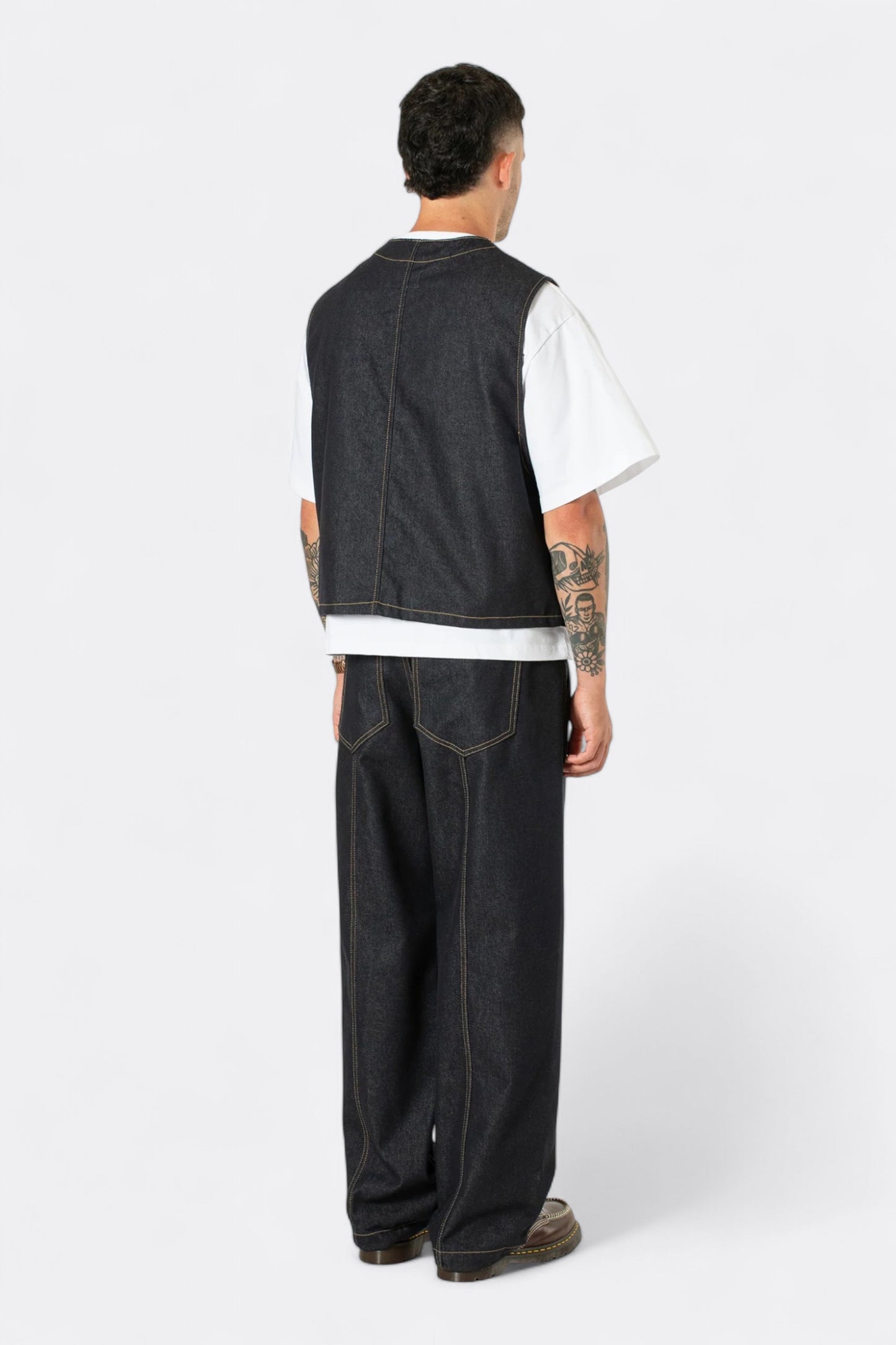 Estudio Niksen - Raw Denim In-Stitch Jeans (Indigo)