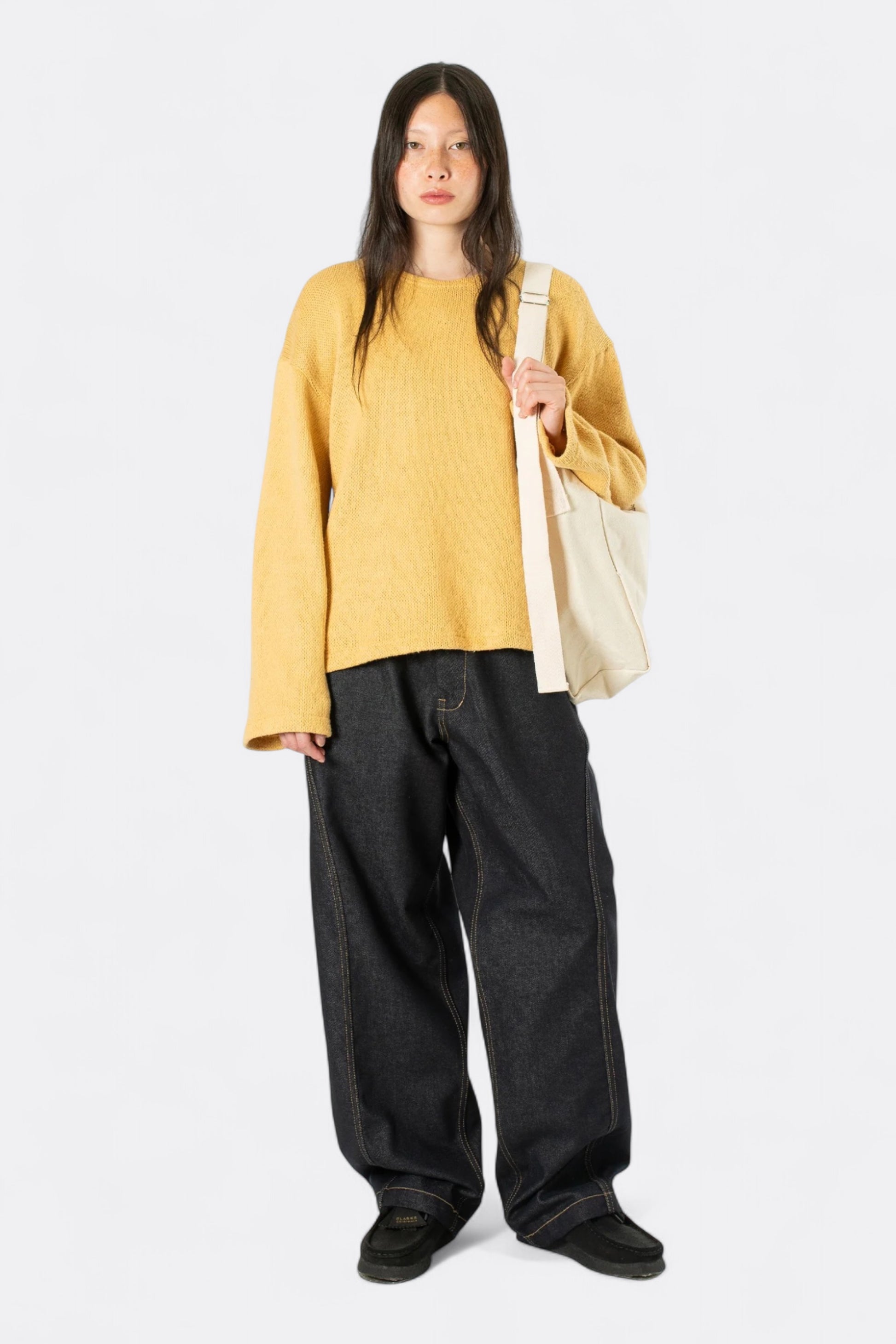 Estudio Niksen - Raw Denim In-Stitch Jeans (Indigo)