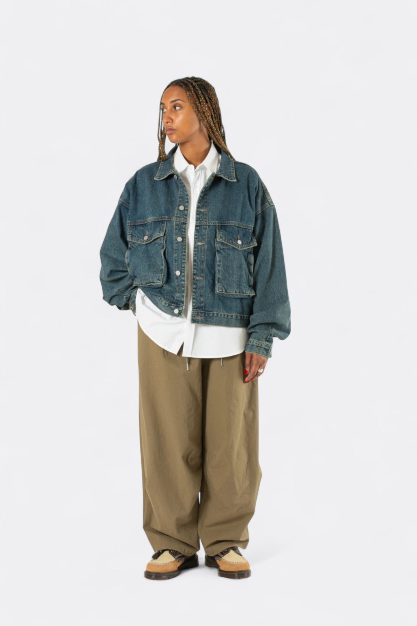 Estudio Niksen - Stopper Balloon Trousers (Khaki)