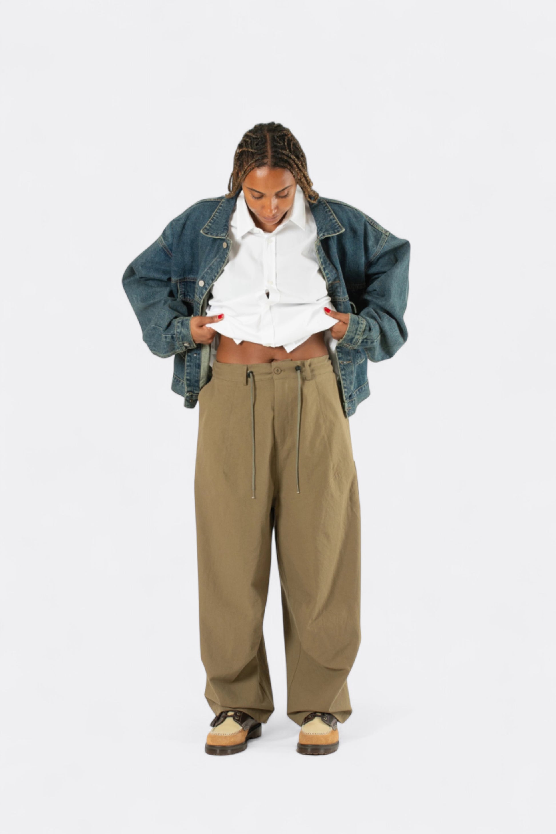 Estudio Niksen - Stopper Balloon Trousers (Khaki)