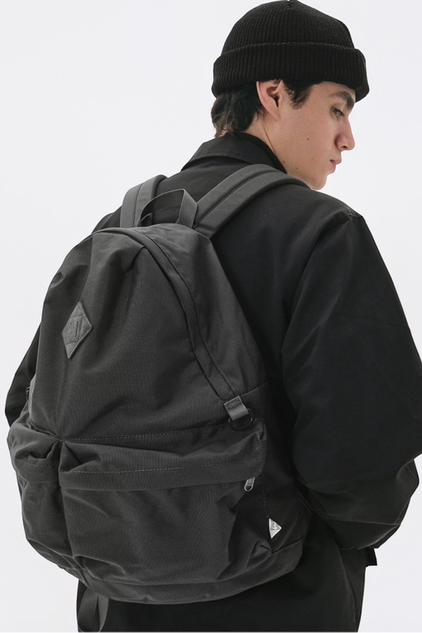 FOUND POCKET Daypack 25 Black | Sac à Dos Nylon Premium | Edgar Bdx
