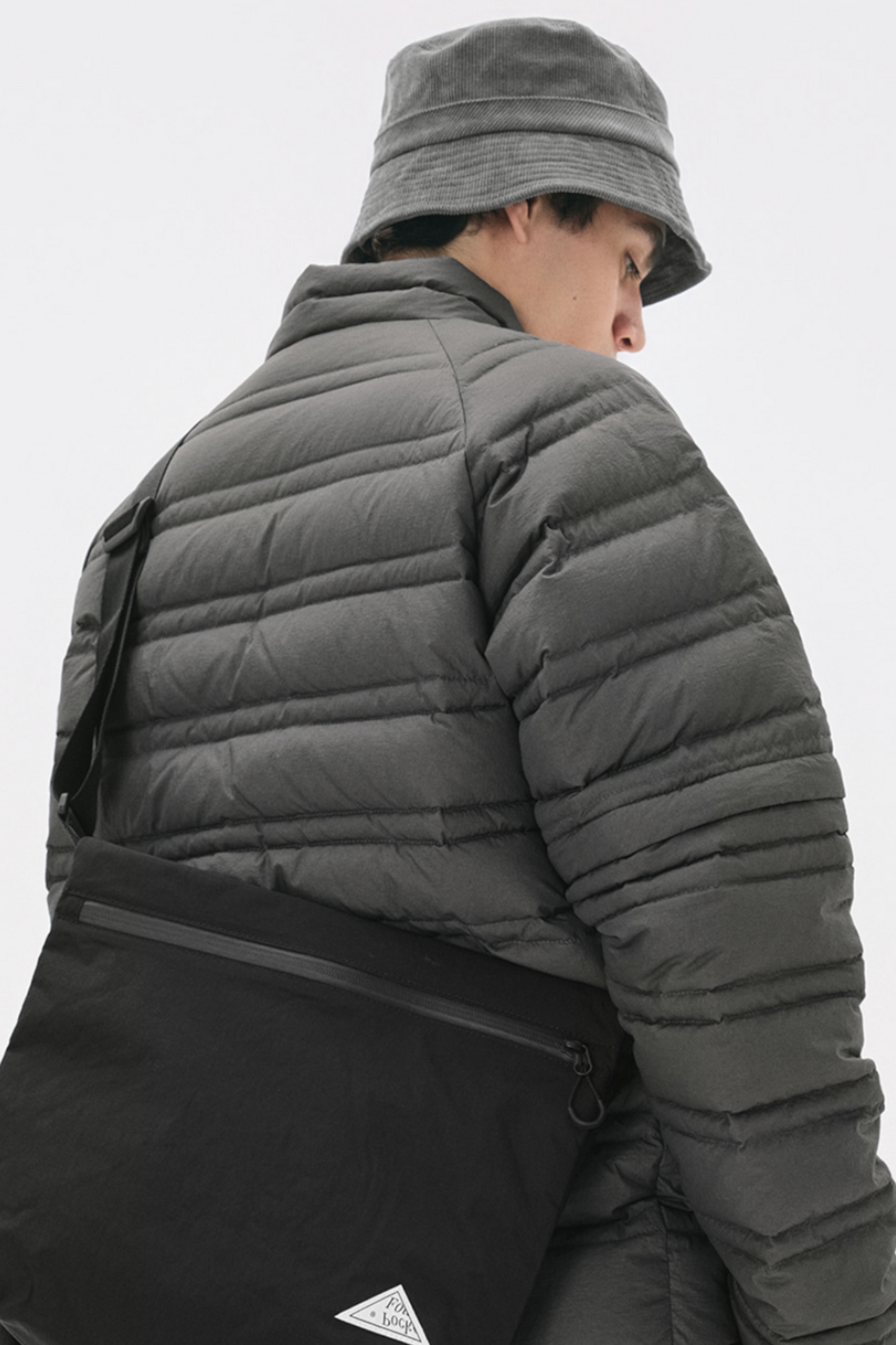 FOUND POCKET Dim Cross Bag Black | Sac Bandoulière Nylon Premium | Edgar Bdx