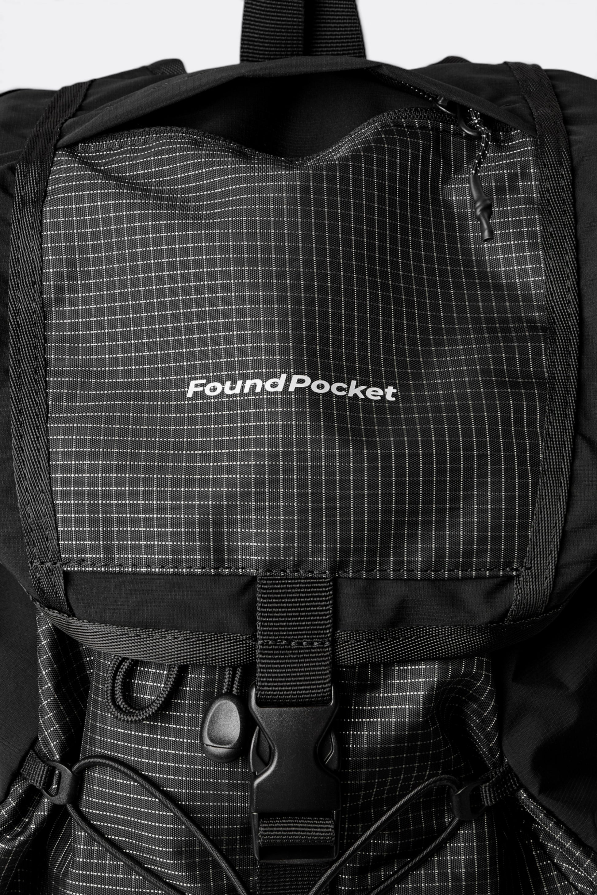 FOUND POCKET Focus Light Rucksack Black | Sac à Dos Nylon Premium | Edgar Bdx
