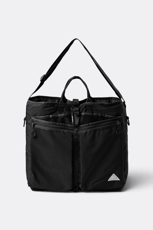 FOUND POCKET Focus Tote Bag Black | Cabas Nylon Hydrofuge Laptop | Edgar Bdx