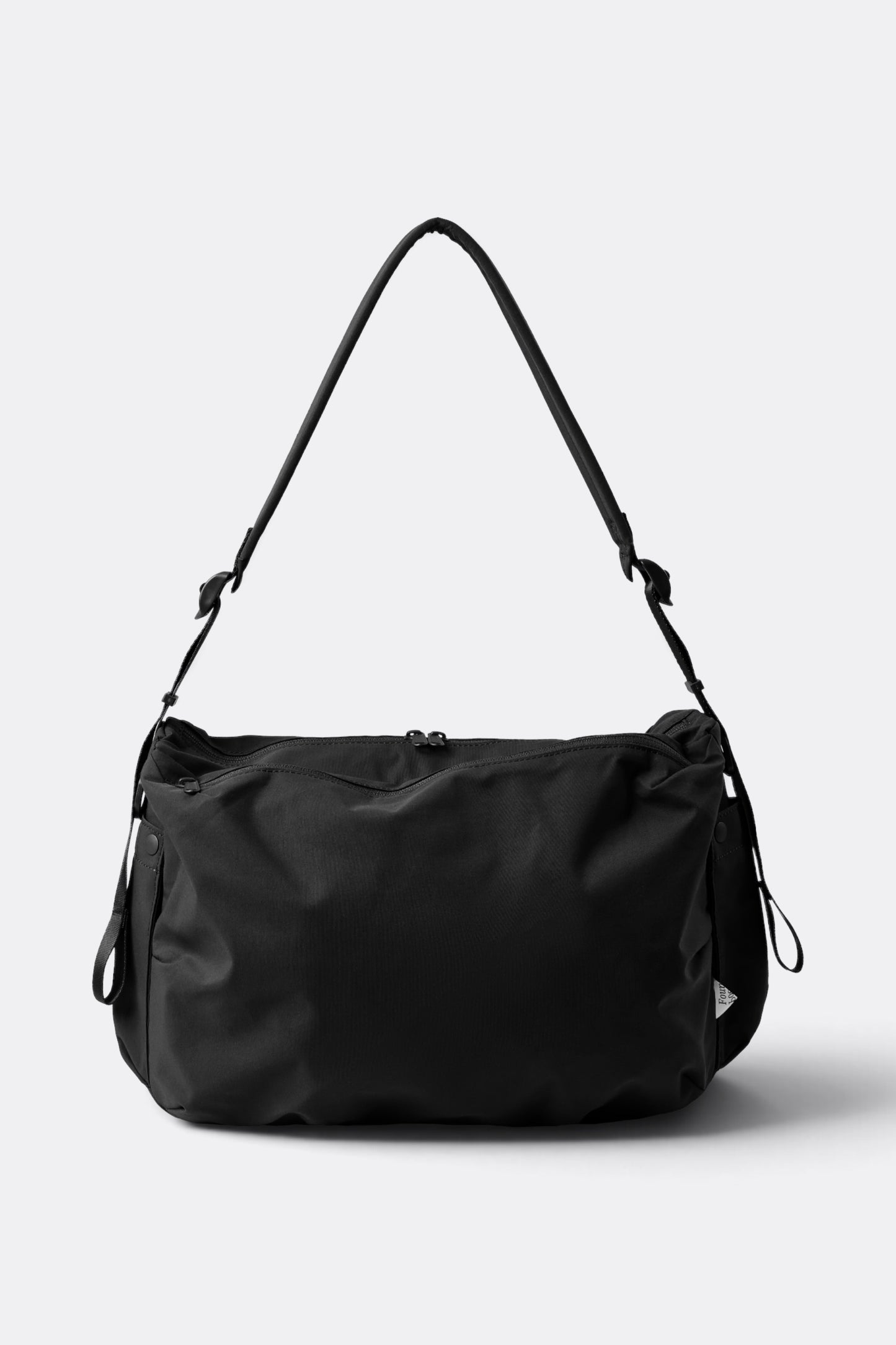 FOUND POCKET Grid Cross Bag Black | Sac Bandoulière Nylon Hydrofuge | Edgar Bdx