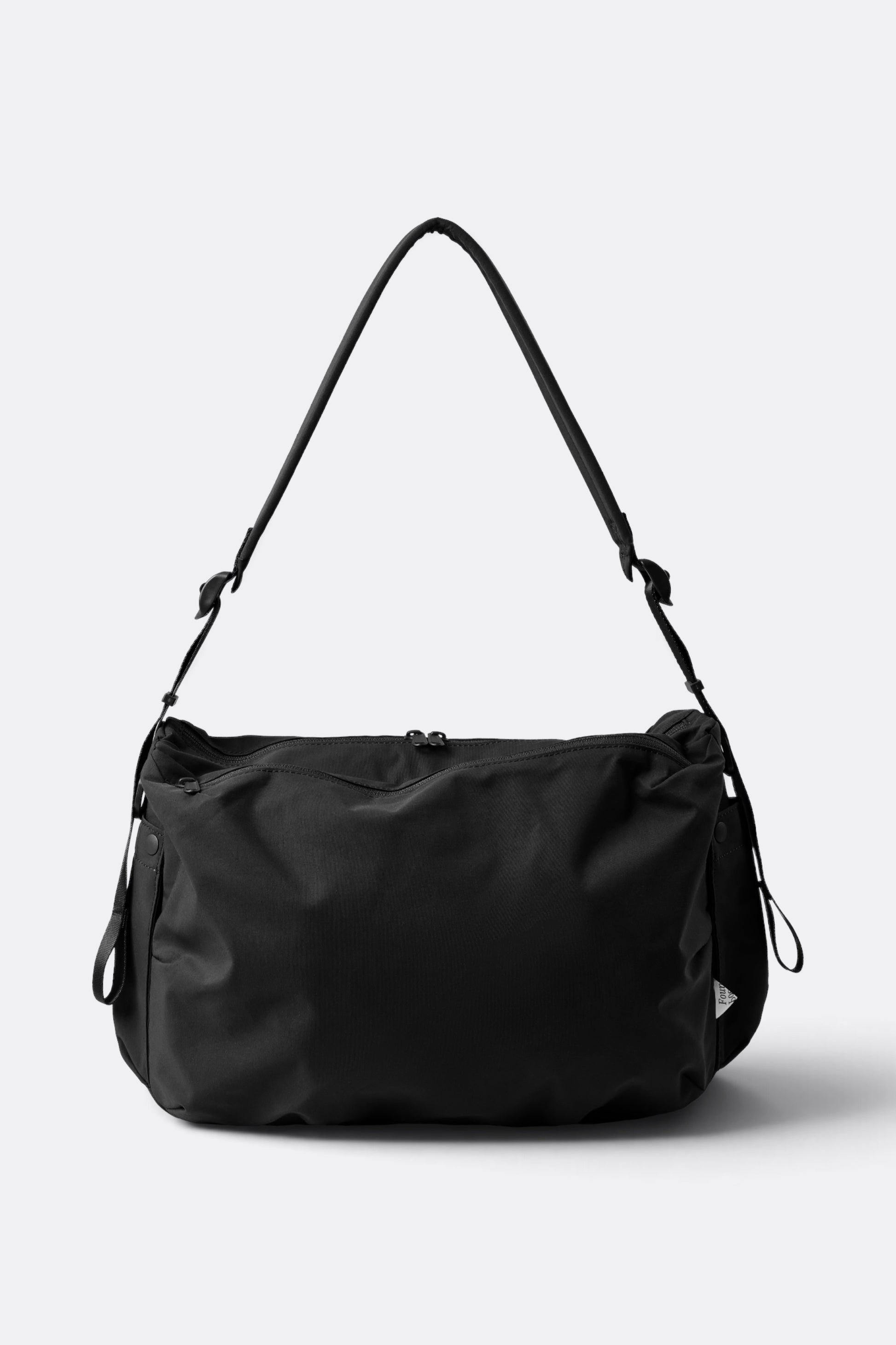 FOUND POCKET Grid Cross Bag Black | Sac Bandoulière Nylon Hydrofuge | Edgar Bdx
