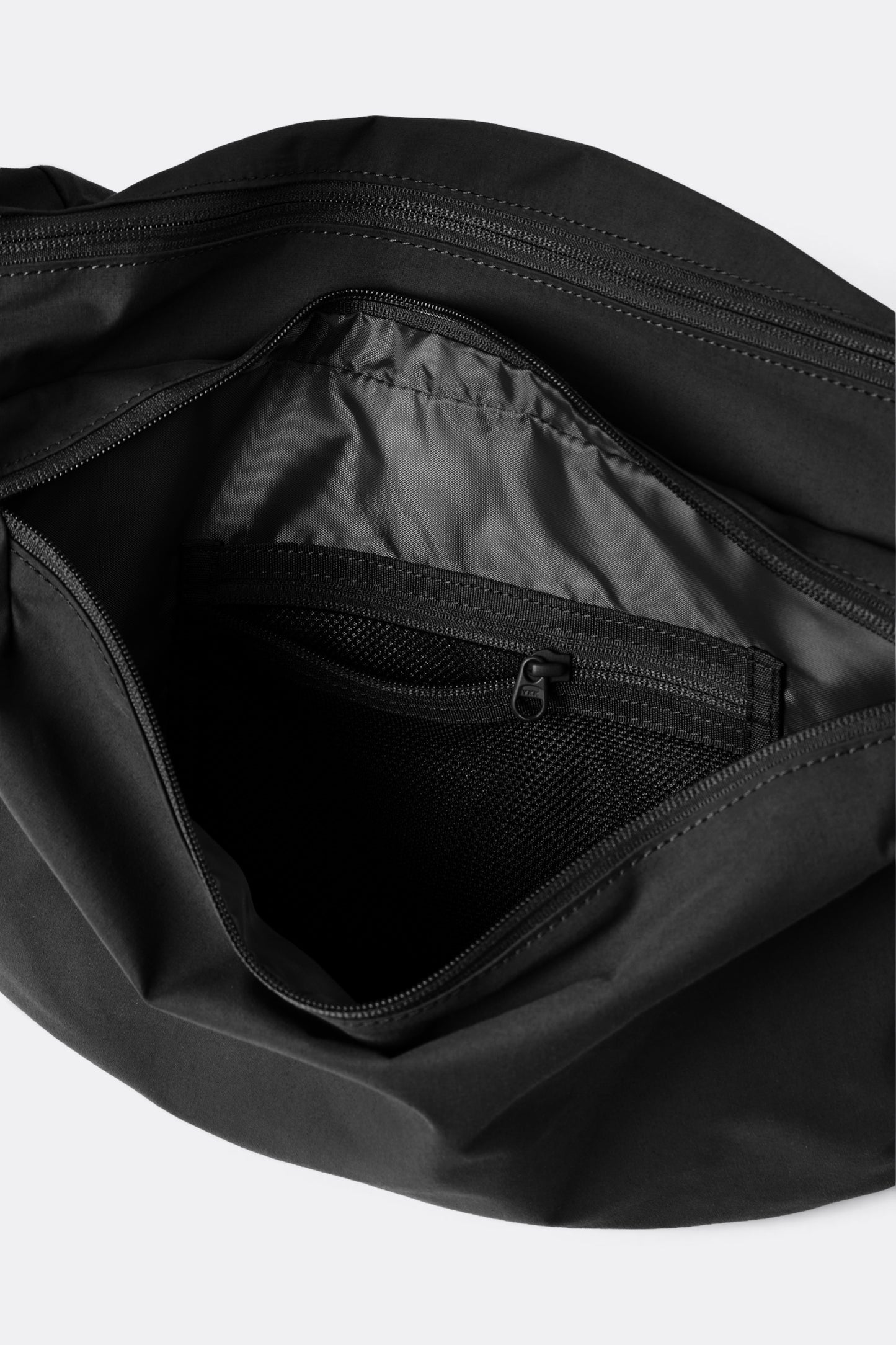FOUND POCKET Grid Cross Bag Black | Sac Bandoulière Nylon Hydrofuge | Edgar Bdx
