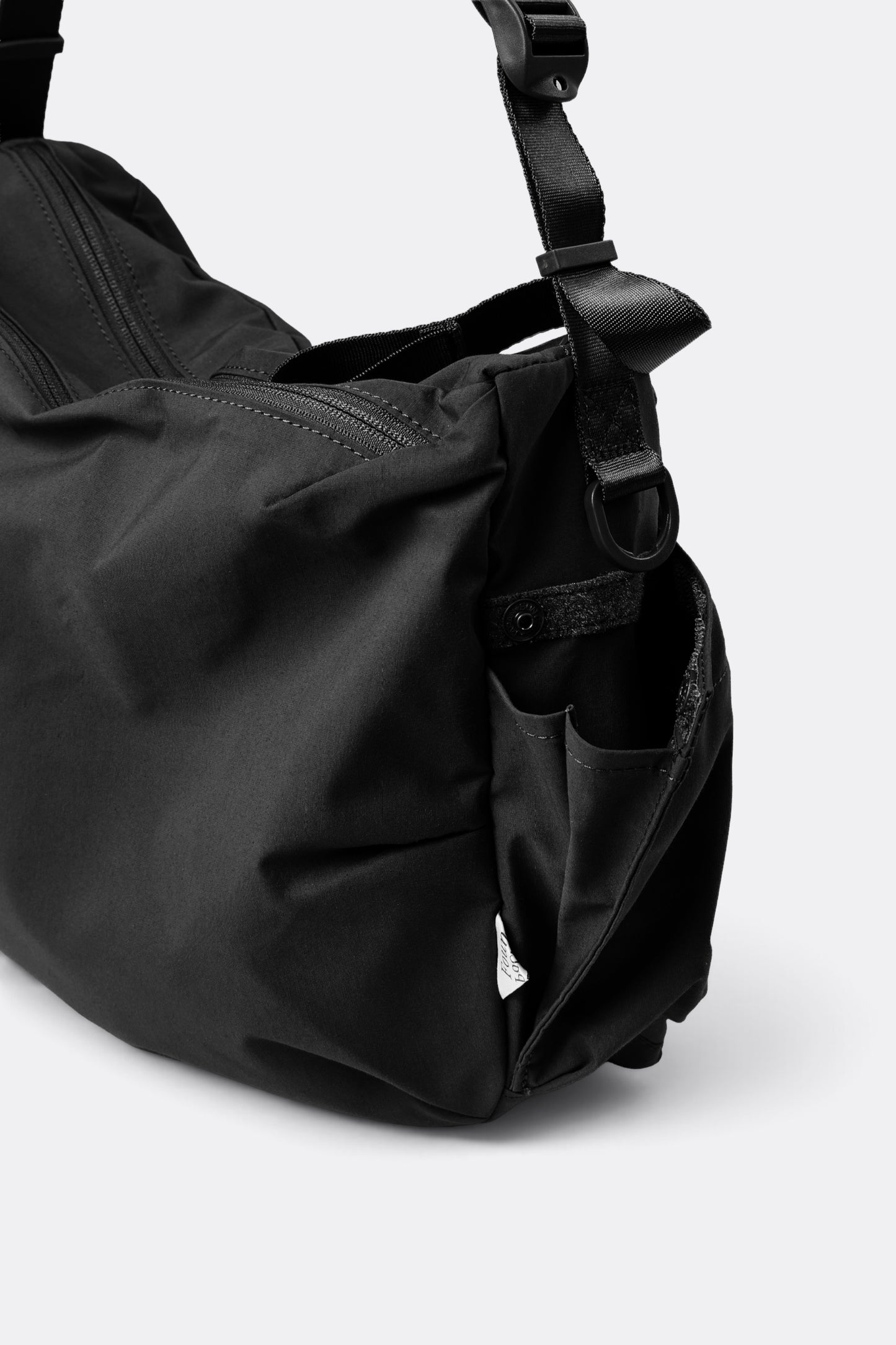 FOUND POCKET Grid Cross Bag Black | Sac Bandoulière Nylon Hydrofuge | Edgar Bdx