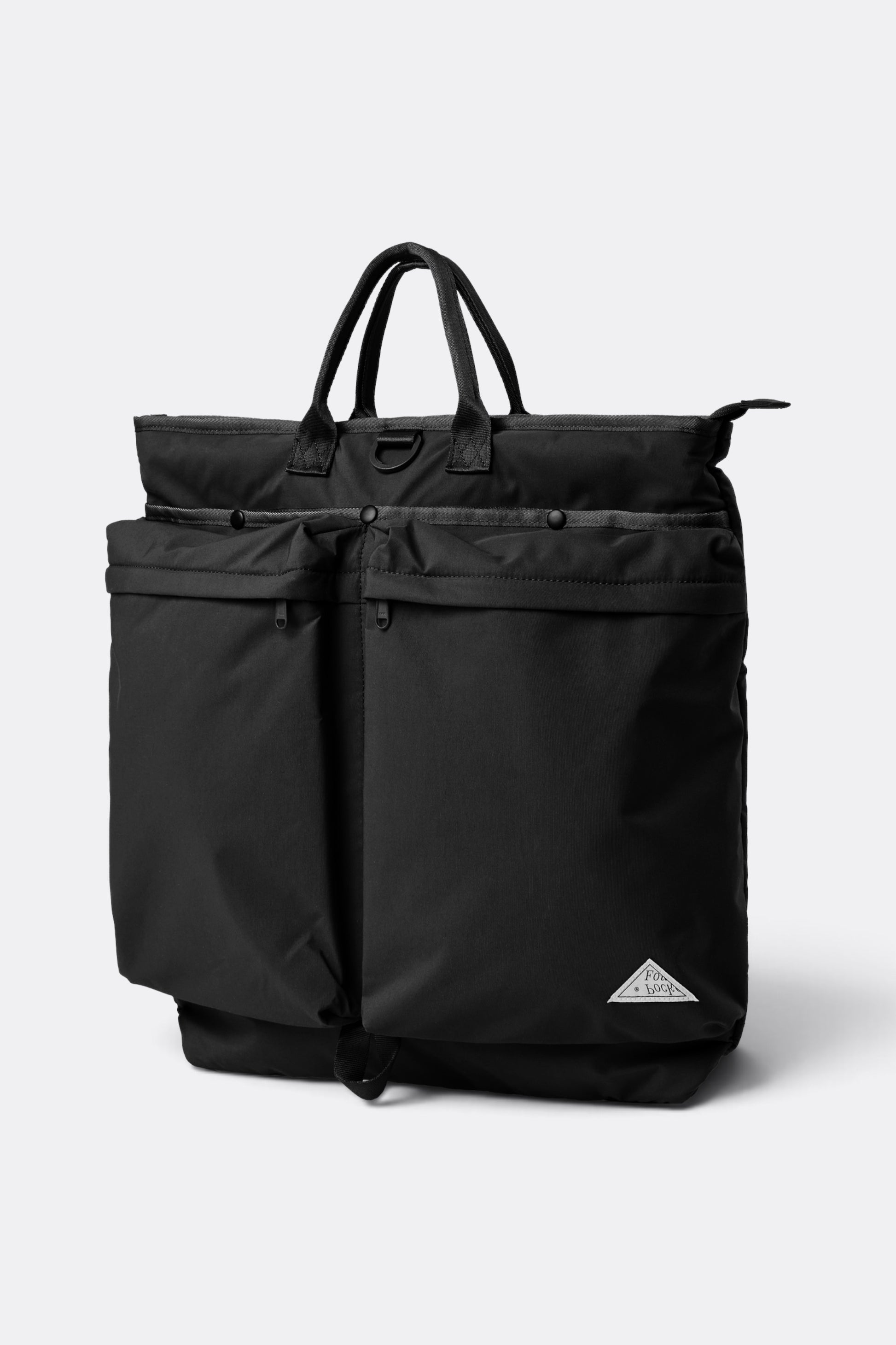 FOUND POCKET Metro Helmet Bag Black | Sac Nylon Bandoulière Compartiments | Edgar Bdx