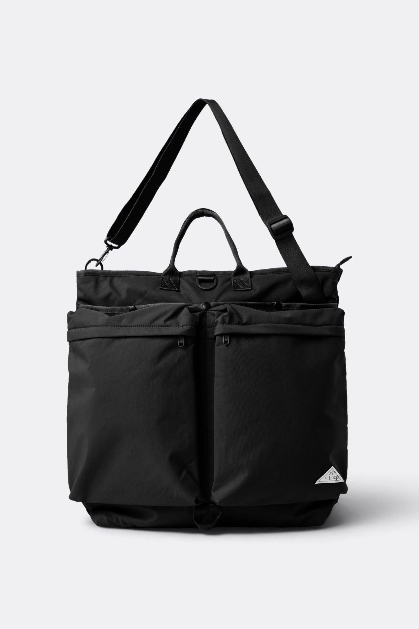 FOUND POCKET Metro Helmet Bag Black | Sac Nylon Bandoulière Compartiments | Edgar Bdx