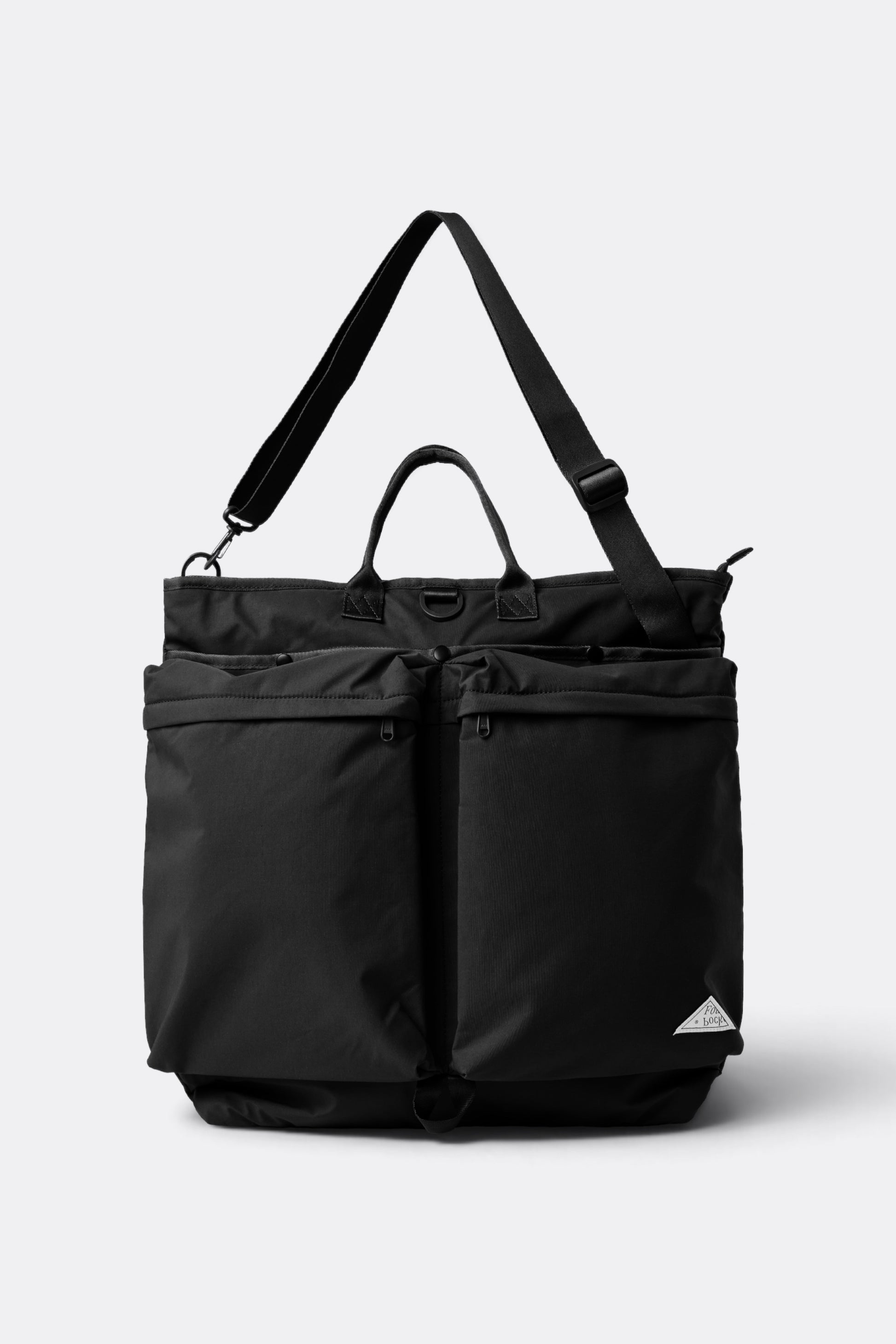 FOUND POCKET Metro Helmet Bag Black | Sac Nylon Bandoulière Compartiments | Edgar Bdx