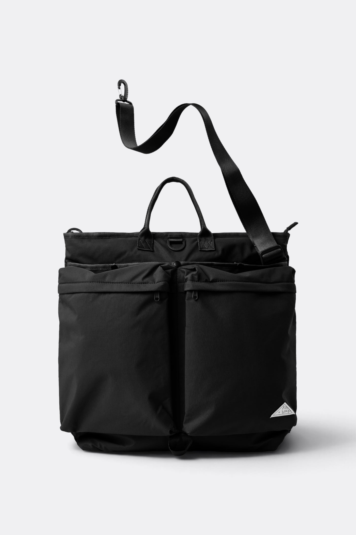 FOUND POCKET Metro Helmet Bag Black | Sac Nylon Bandoulière Compartiments | Edgar Bdx