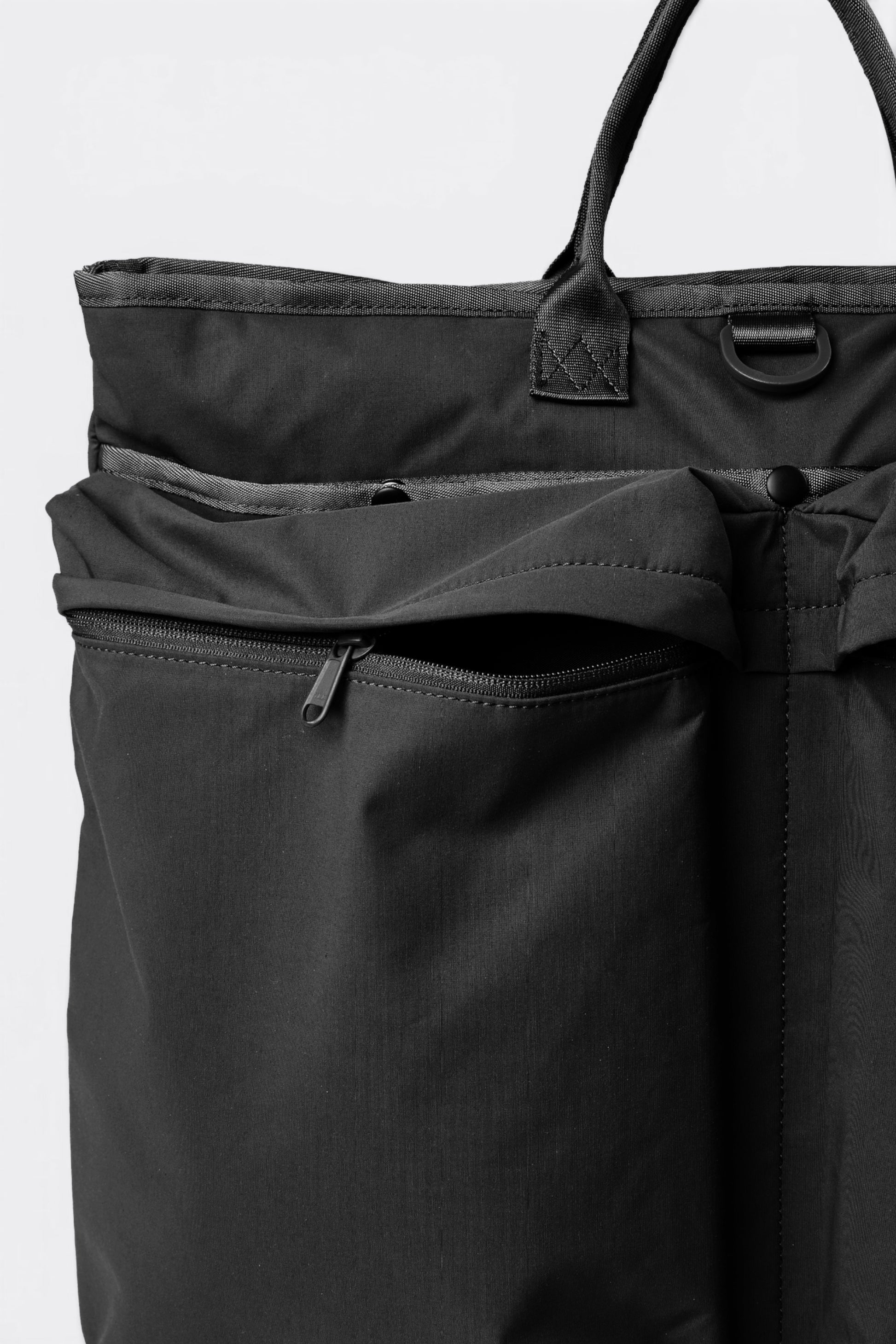 FOUND POCKET Metro Helmet Bag Black | Sac Nylon Bandoulière Compartiments | Edgar Bdx
