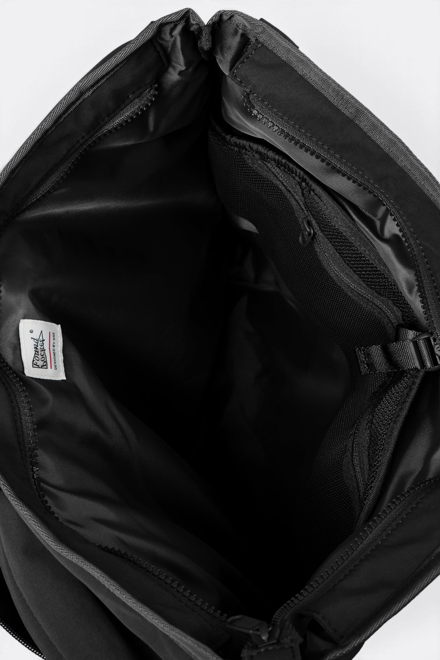 FOUND POCKET Metro Helmet Bag Black | Sac Nylon Bandoulière Compartiments | Edgar Bdx