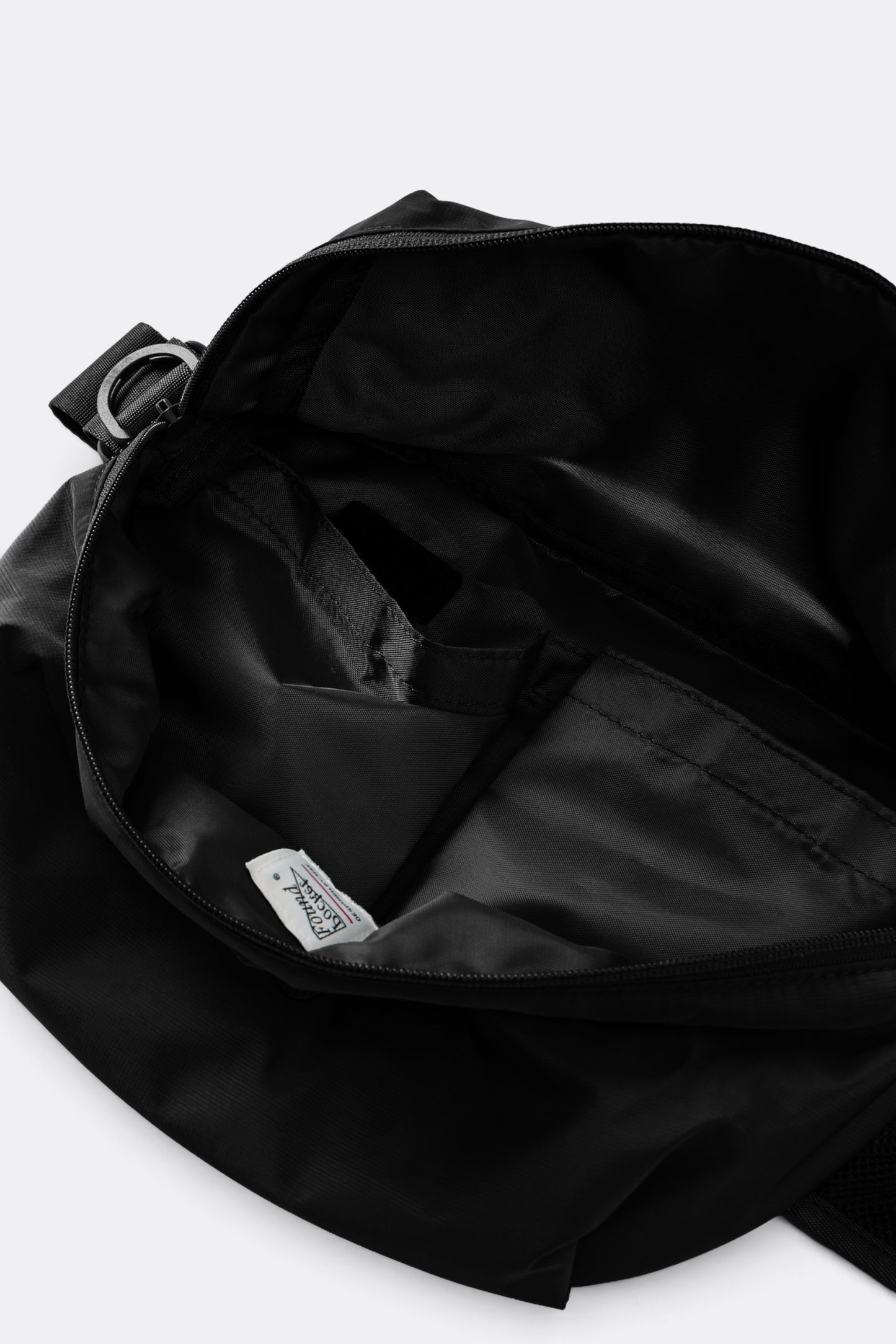 FOUND POCKET Pace Waist Bag Black | Sac Banane Nylon Hydrofuge Voyage | Edgar Bdx