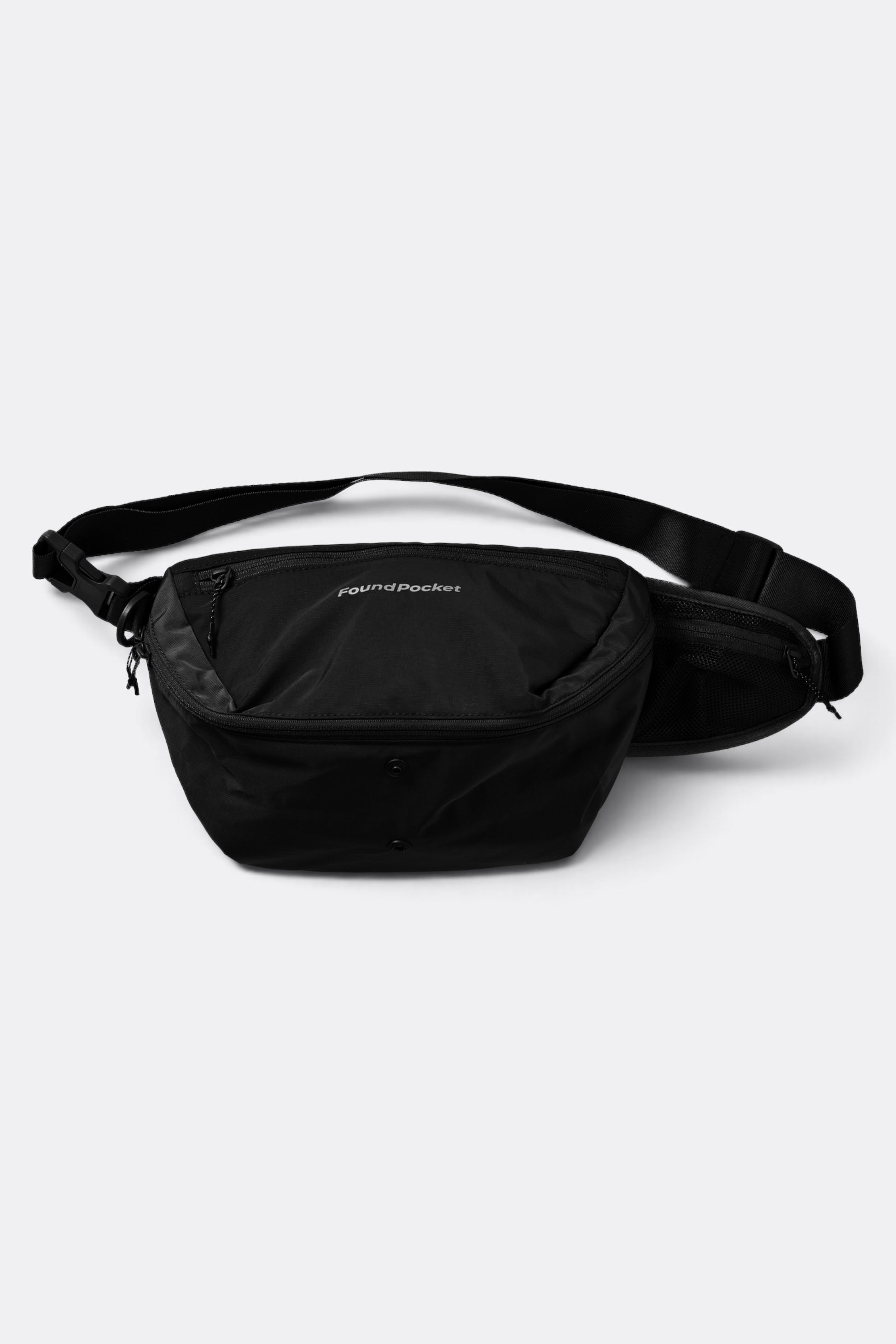 FOUND POCKET Pace Waist Bag Black | Sac Banane Nylon Hydrofuge Voyage | Edgar Bdx