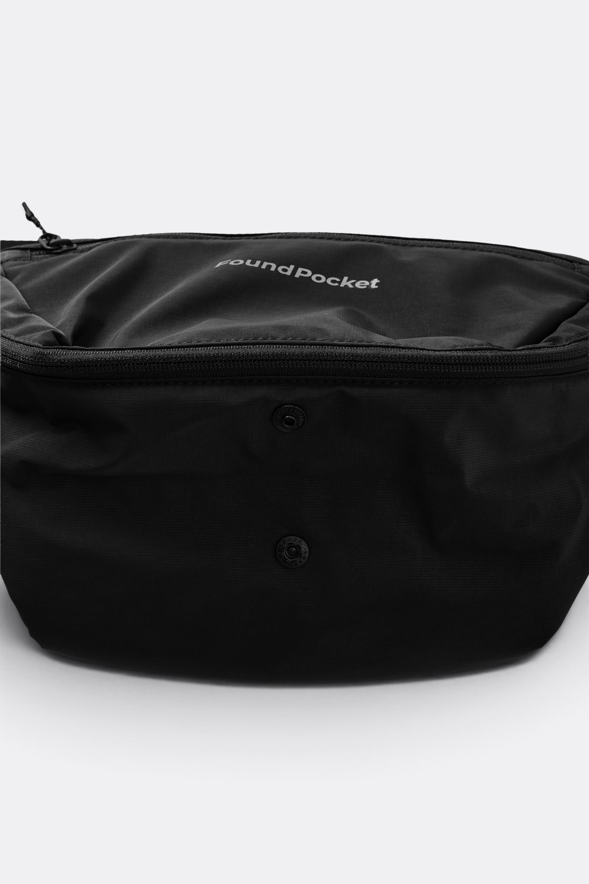 FOUND POCKET Pace Waist Bag Black | Sac Banane Nylon Hydrofuge Voyage | Edgar Bdx