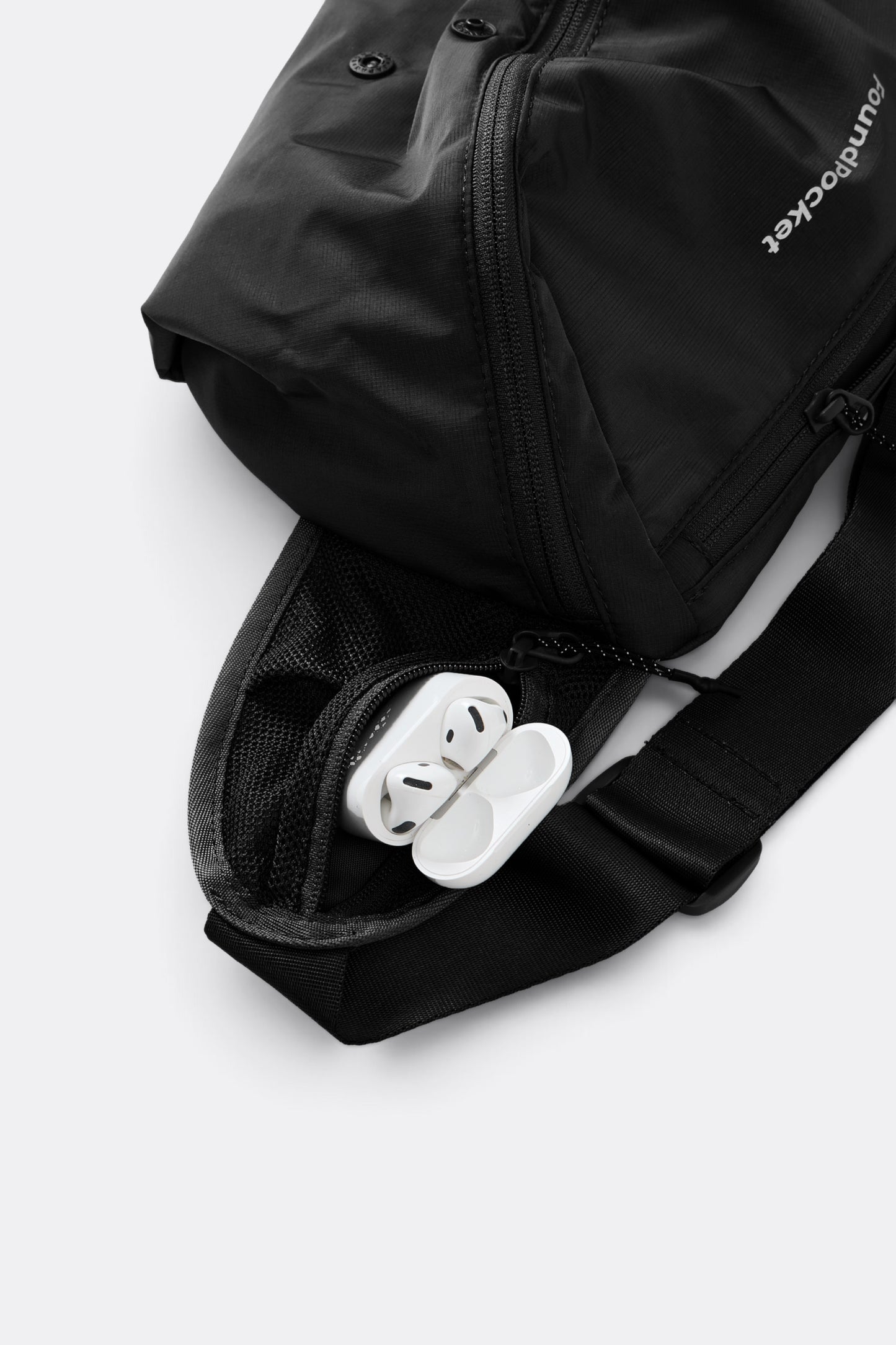 FOUND POCKET Pace Waist Bag Black | Sac Banane Nylon Hydrofuge Voyage | Edgar Bdx