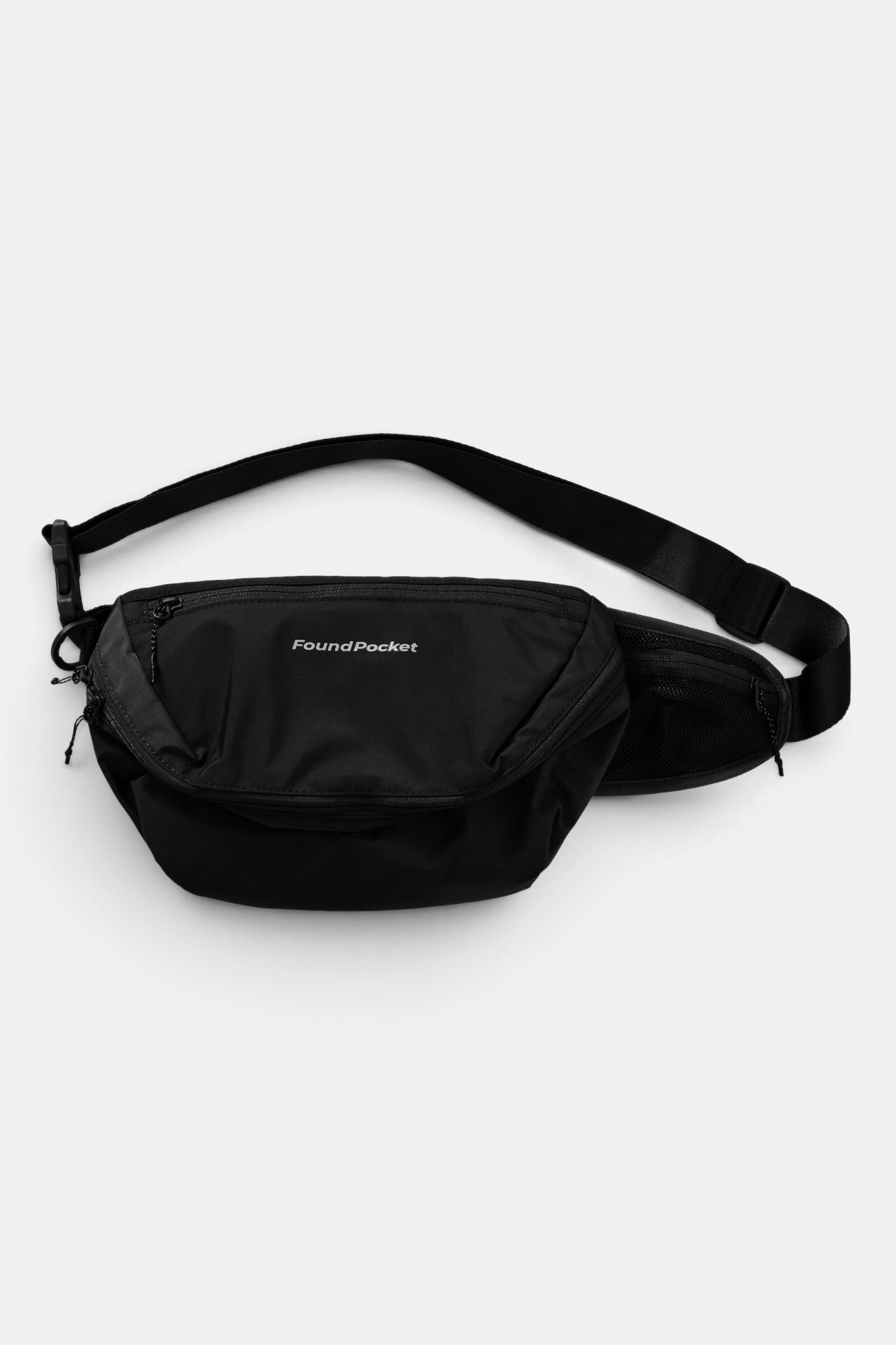 FOUND POCKET Pace Waist Bag Black | Sac Banane Nylon Hydrofuge Voyage | Edgar Bdx