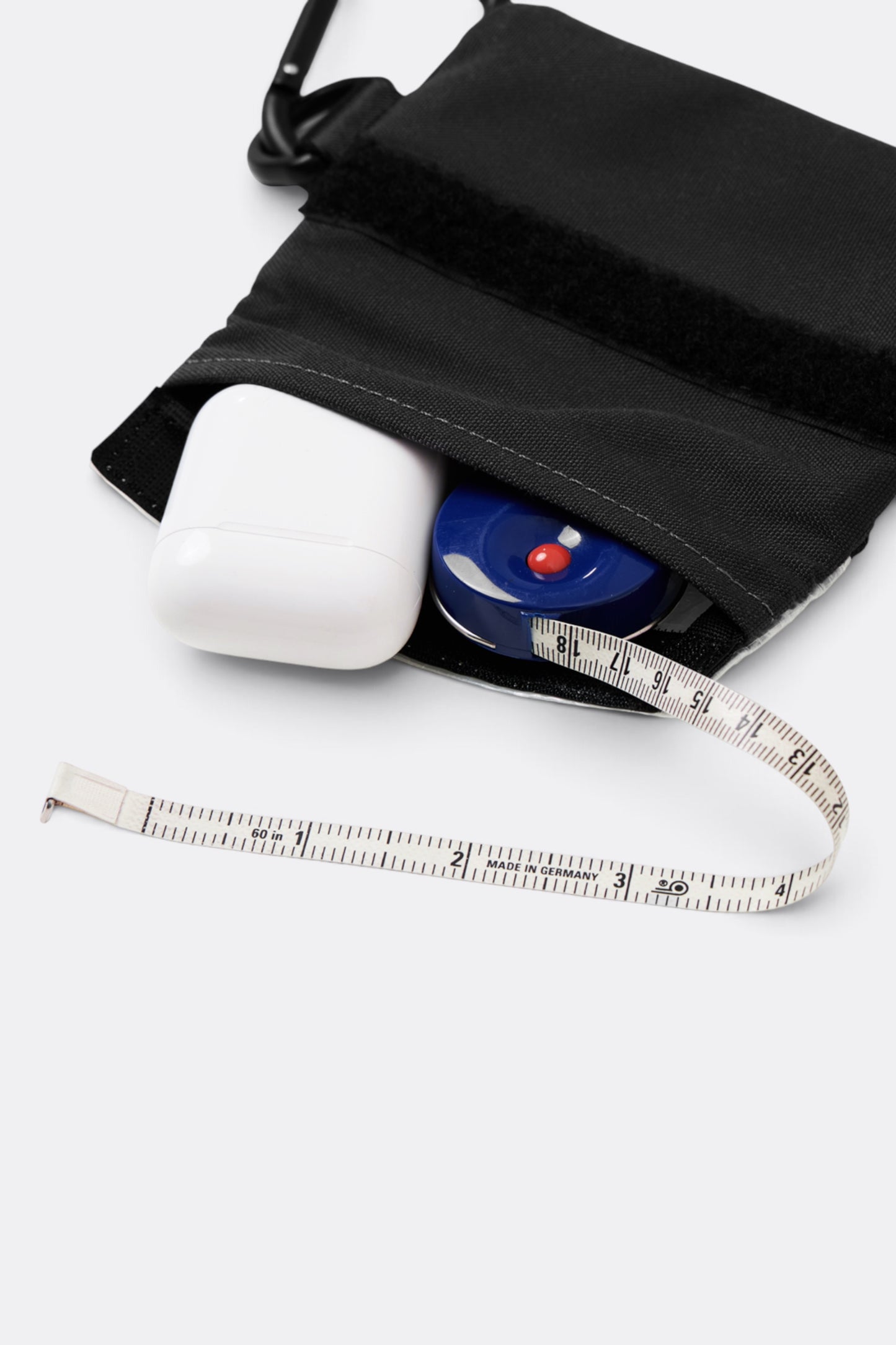 FOUND POCKET Utility Clip Pouch Black | Pochette Nylon Premium | Edgar Bdx