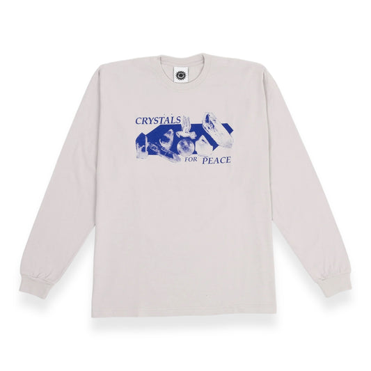Good Morning Tapes - Crystals for Peace LS Tee (Stone)