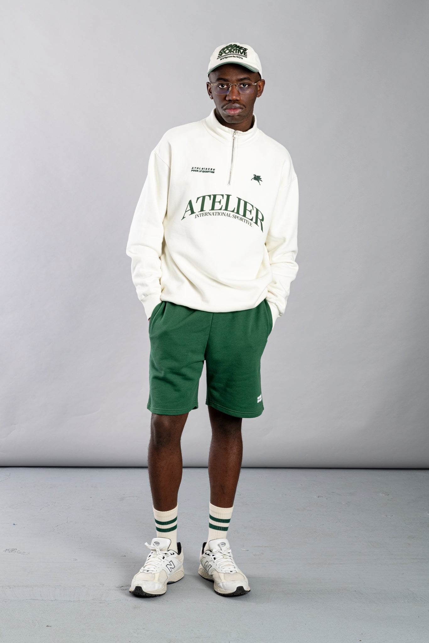 Goodies Sportive - Atelier Half Zip (Ecru)