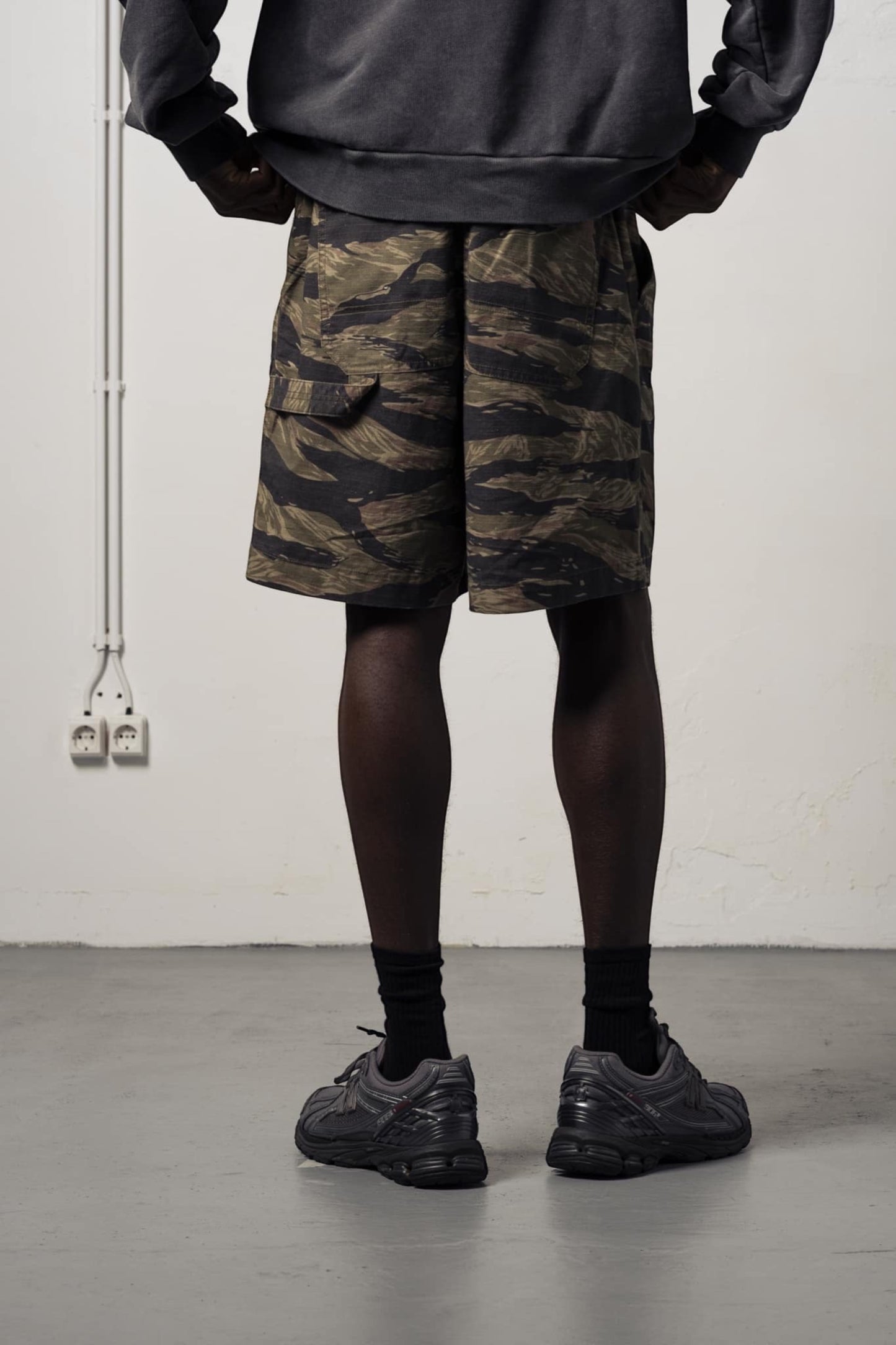 Goodies Sportive Camo Shorts Camouflage | Short Coton Motif Camo Portugal