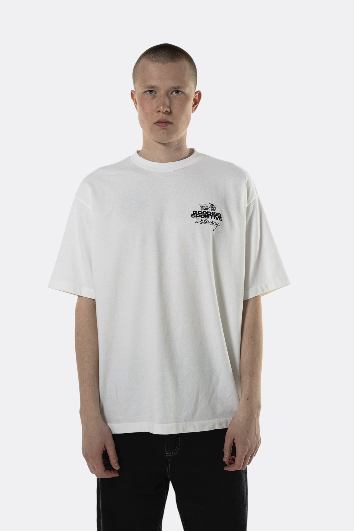 Goodies Sportive - Delivery Tee (White)