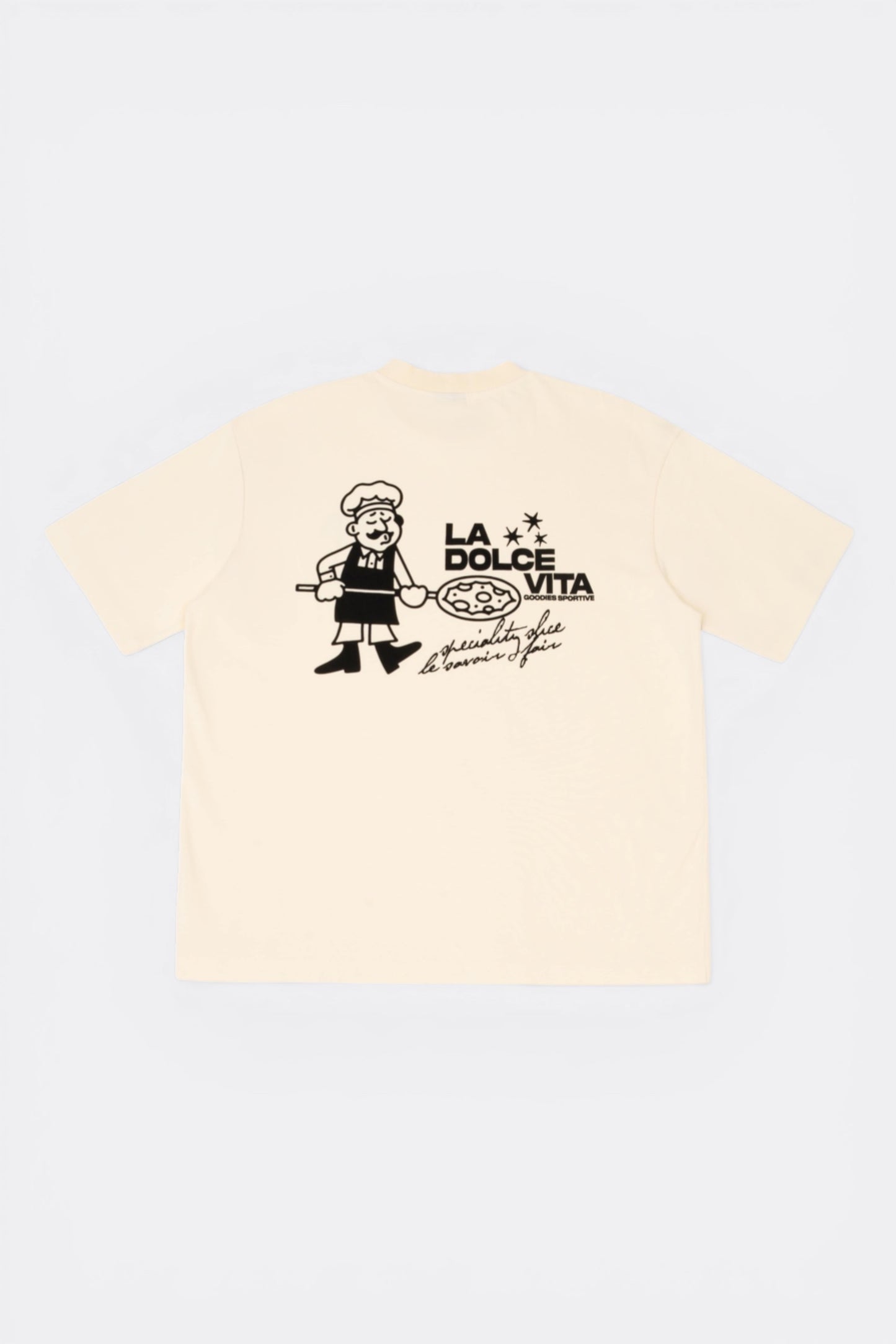 Goodies Sportive Dolce Vita Tee Butter | T-Shirt Coton Premium Portugal