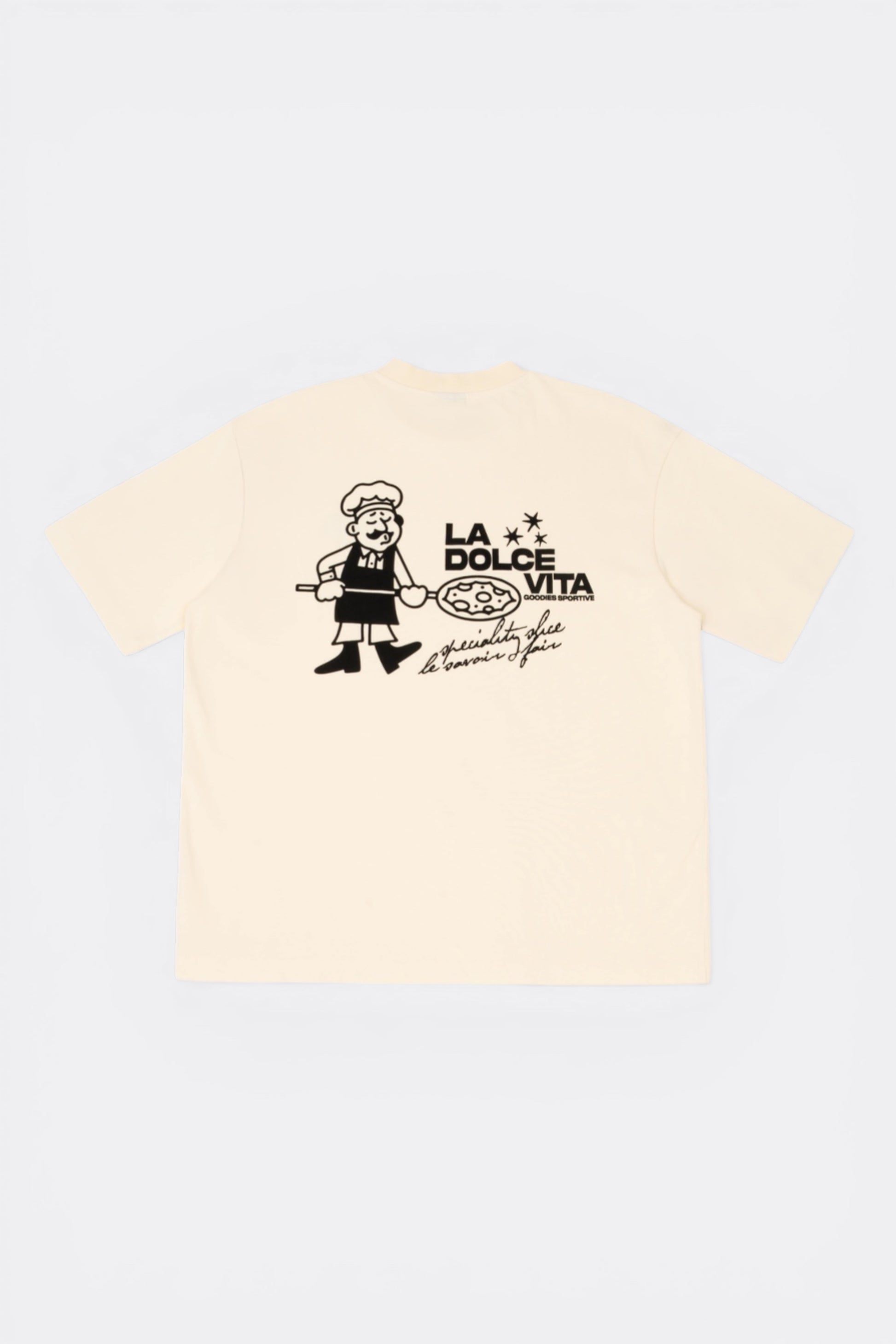 Goodies Sportive Dolce Vita Tee Butter | T-Shirt Coton Premium Portugal