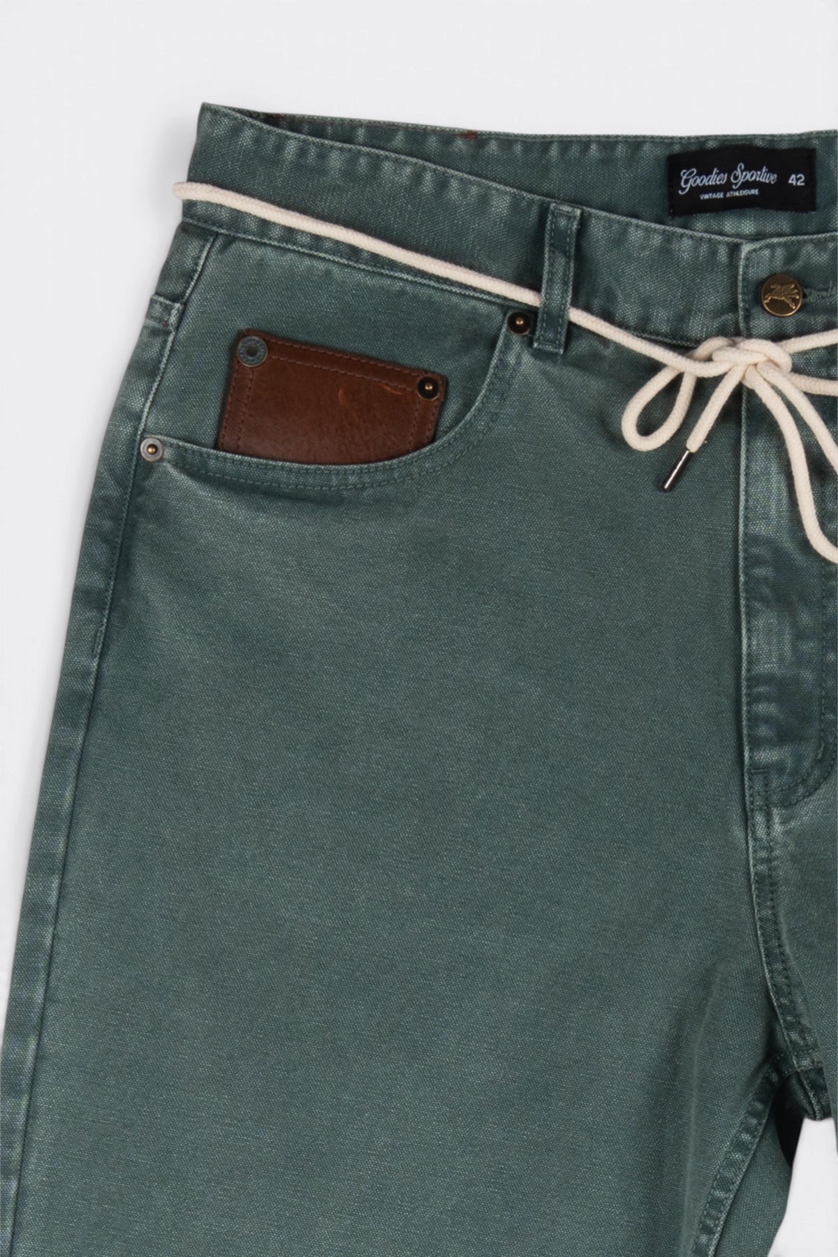 GOODIES SPORTIVE Everyday Quartier Green Pants | Pantalon | Edgar Bdx