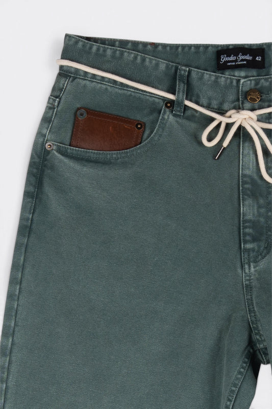 GOODIES SPORTIVE Everyday Quartier Green Pants | Pantalon | Edgar Bdx