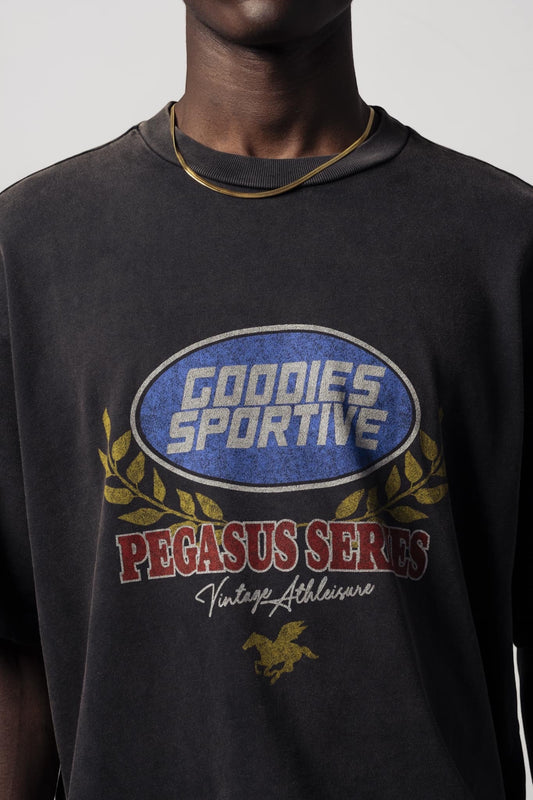 T-Shirt Black Fadeout Caesar Premium - Streetwear Goodies Sportive | Edgar Bdx