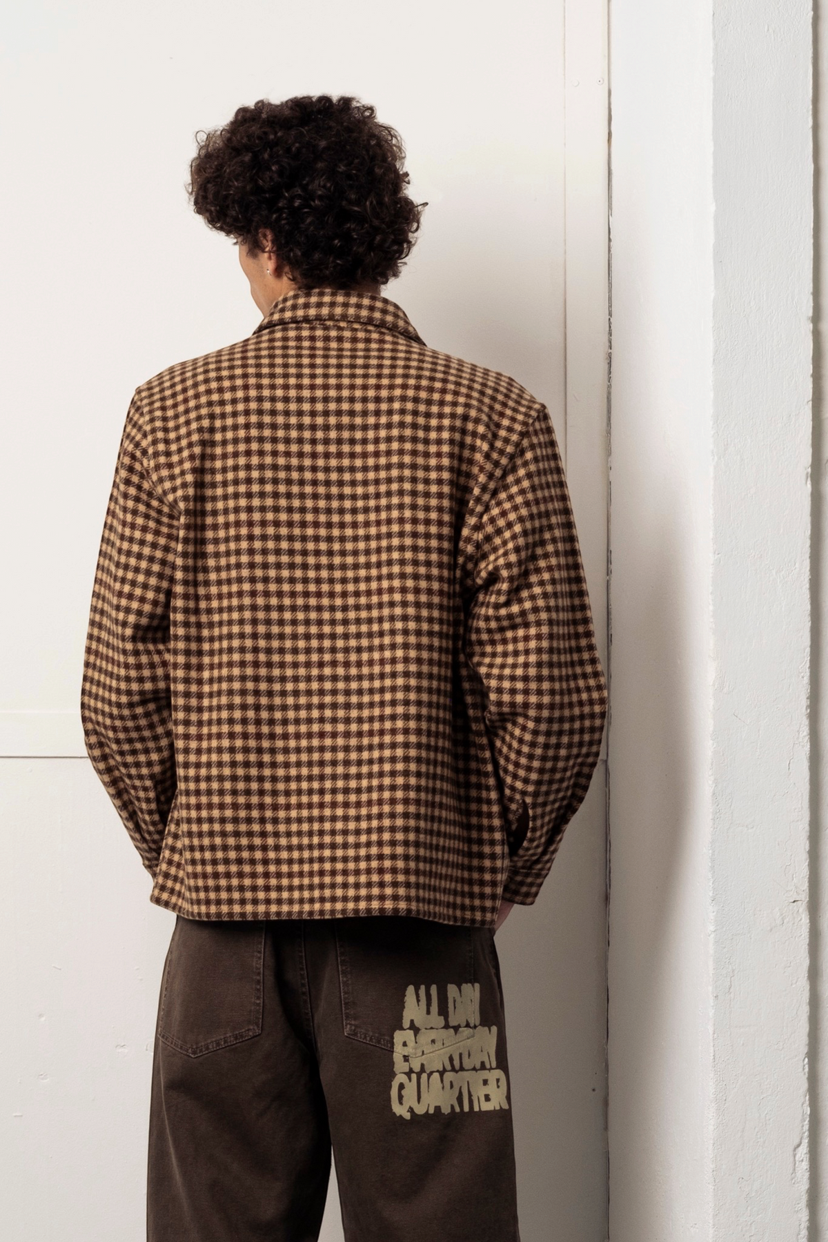 GOODIES SPORTIVE Hunter Check Brown Shirt | Chemise | Edgar Bdx