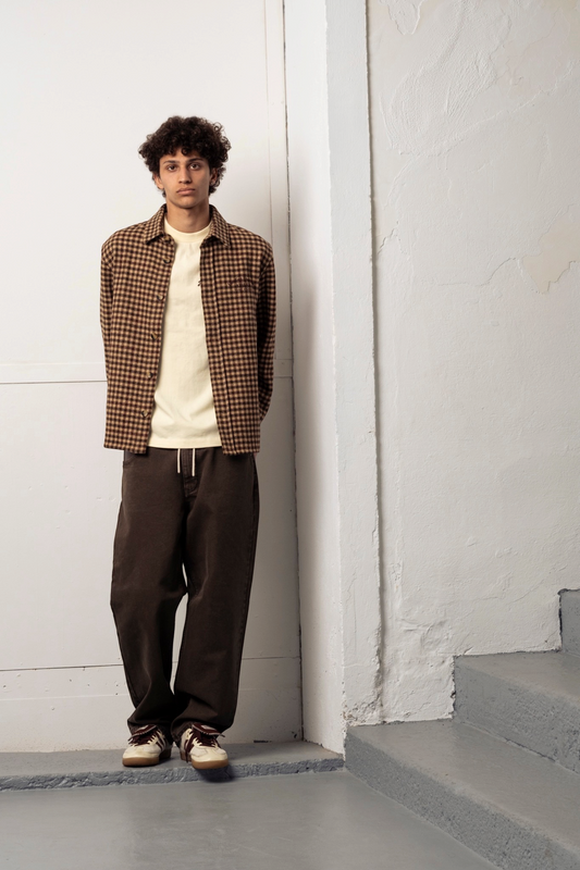 GOODIES SPORTIVE Hunter Check Brown Shirt | Chemise | Edgar Bdx