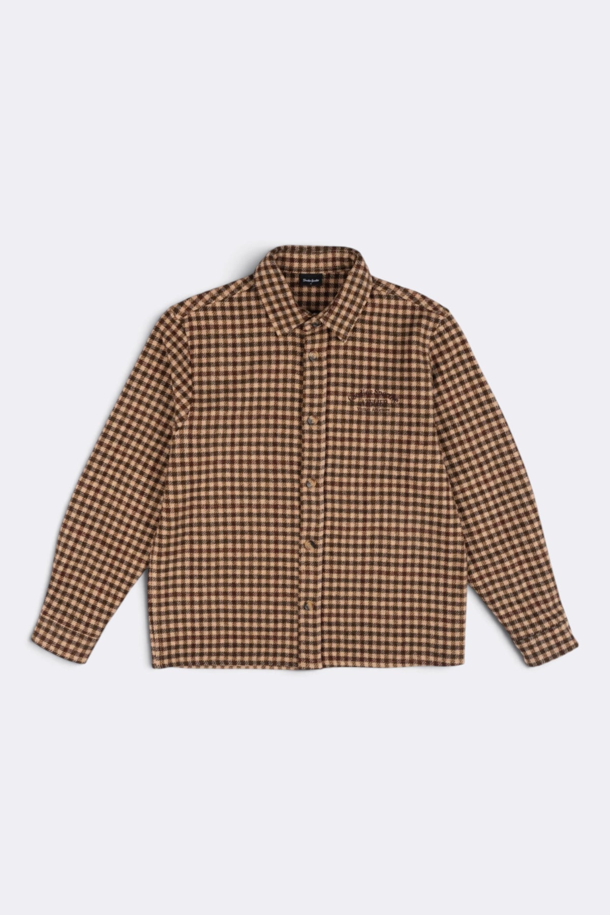 GOODIES SPORTIVE Hunter Check Brown Shirt | Chemise | Edgar Bdx