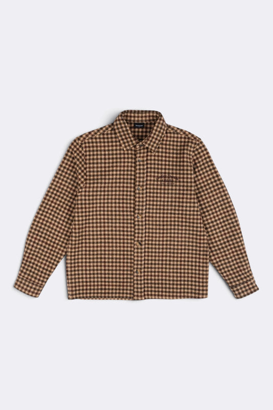 GOODIES SPORTIVE Hunter Check Brown Shirt | Chemise | Edgar Bdx