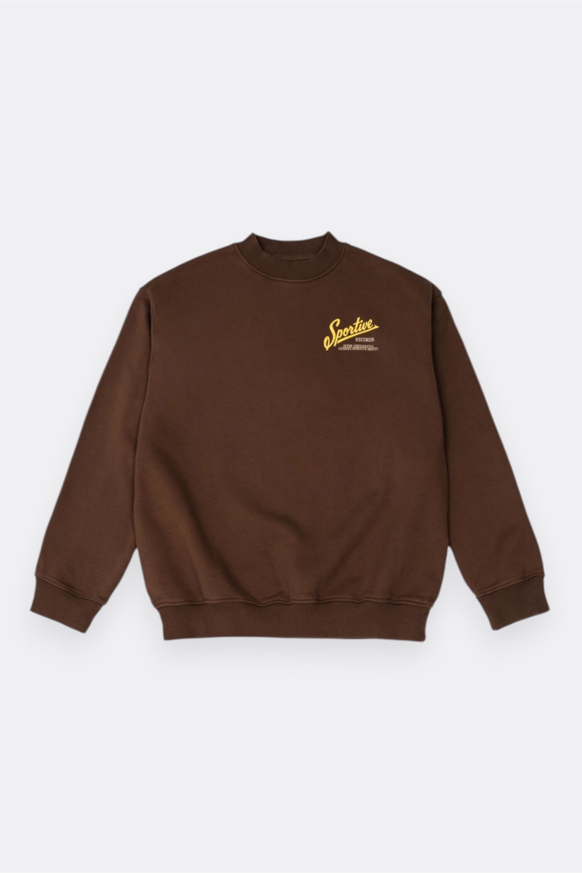 Goodies Sportive Intercontinental Crewneck Brown | Sweatshirt Coton Portugal