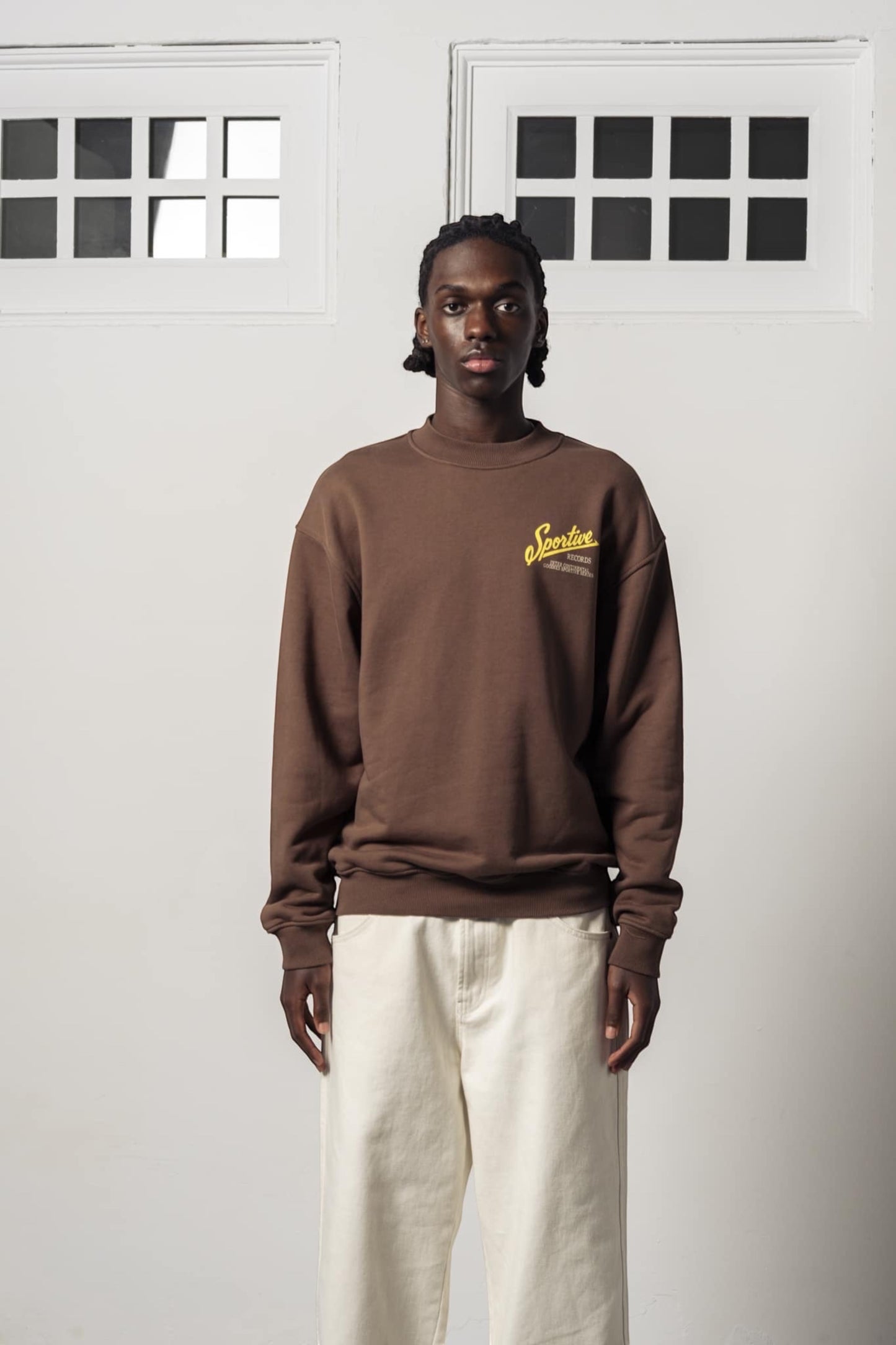 Goodies Sportive Intercontinental Crewneck Brown | Sweatshirt Coton Portugal