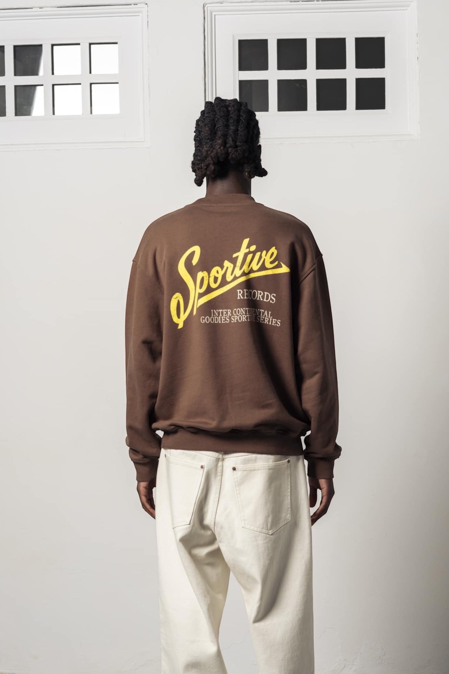 Goodies Sportive Intercontinental Crewneck Brown | Sweatshirt Coton Portugal