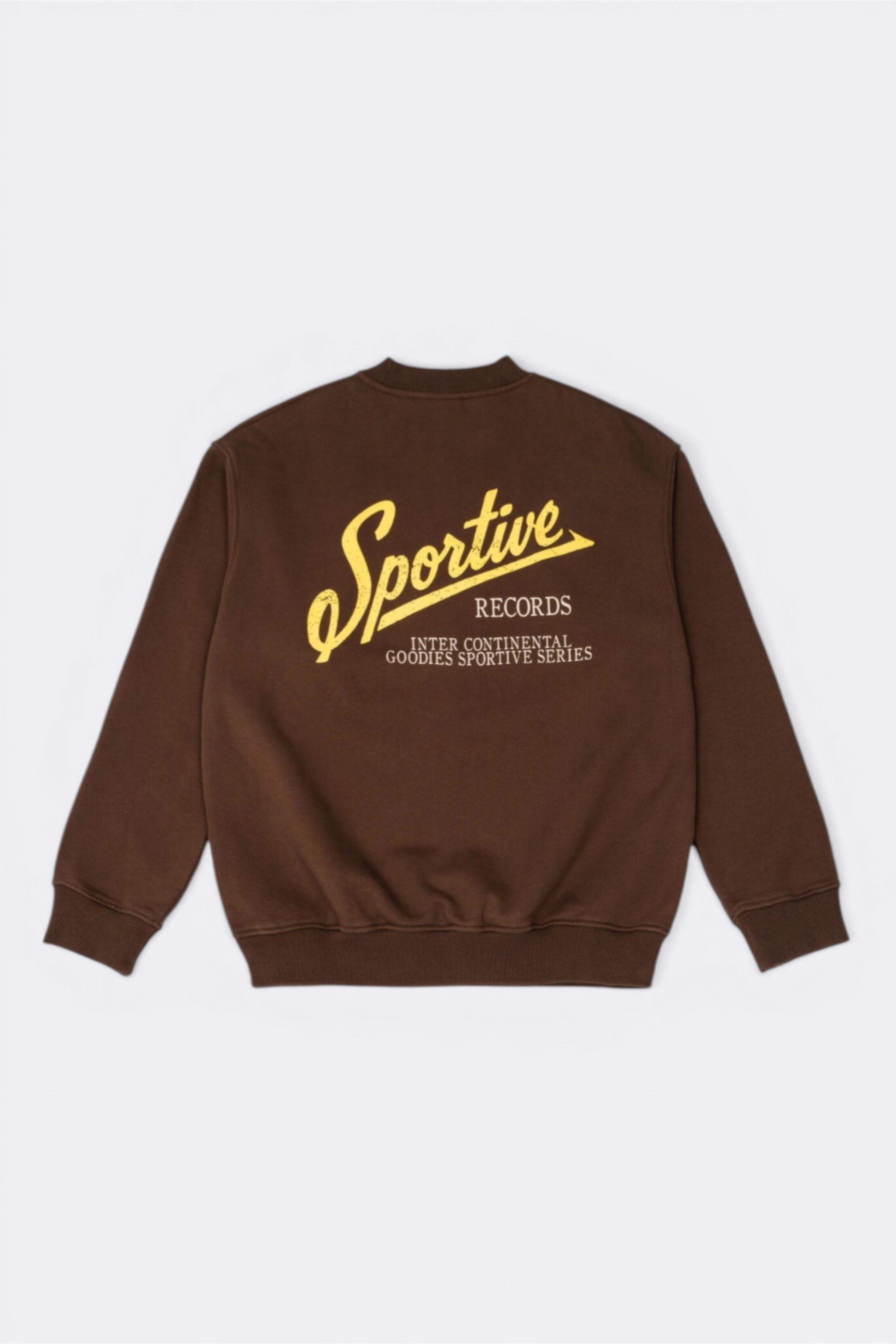 Goodies Sportive Intercontinental Crewneck Brown | Sweatshirt Coton Portugal