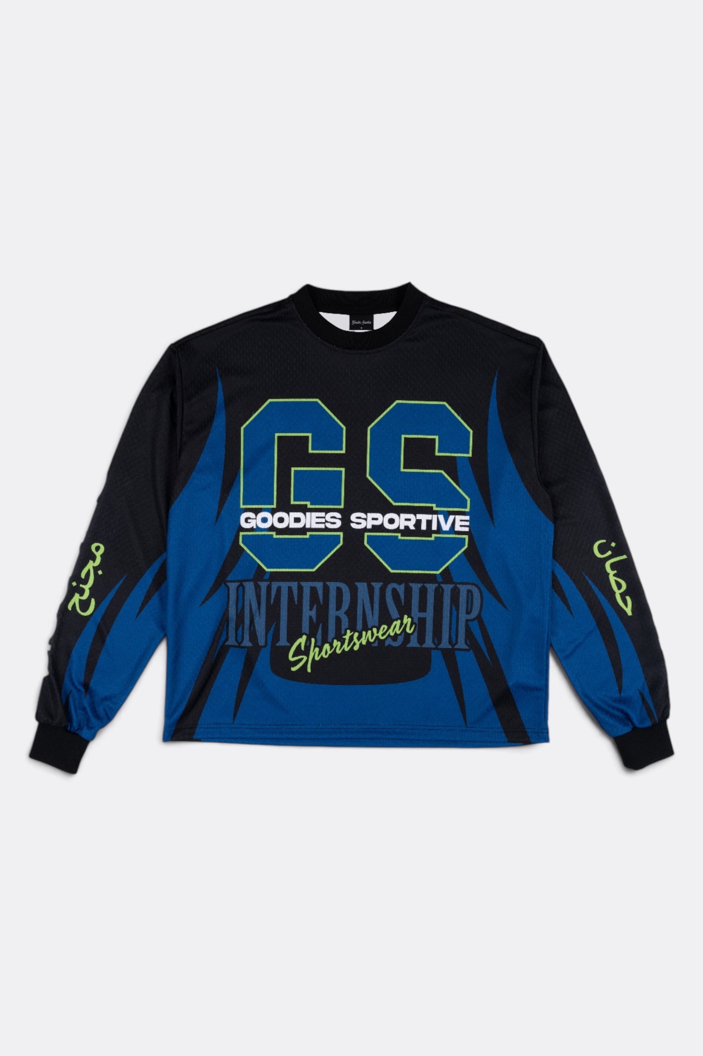 GOODIES SPORTIVE Internship BMX Longsleeve Black | Polyester Recyclé Motif | Edgar Bdx
