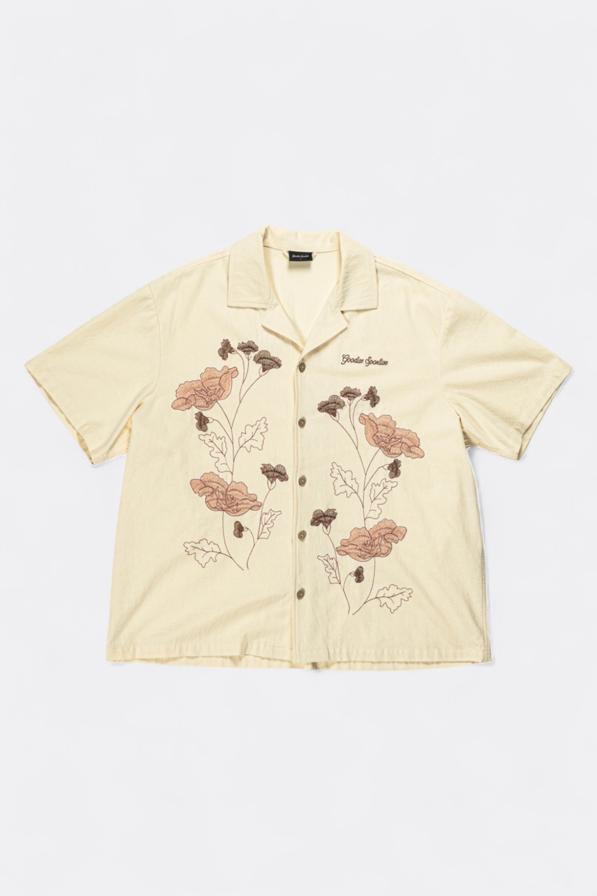 Goodies Sportive - Keep The Flowers Shirt (Butter)