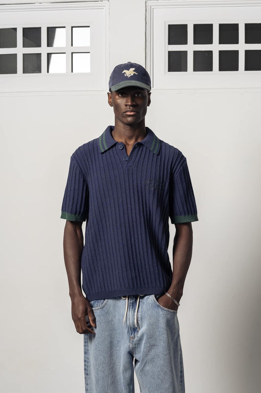 Monaco Vintage Polo (Blue)