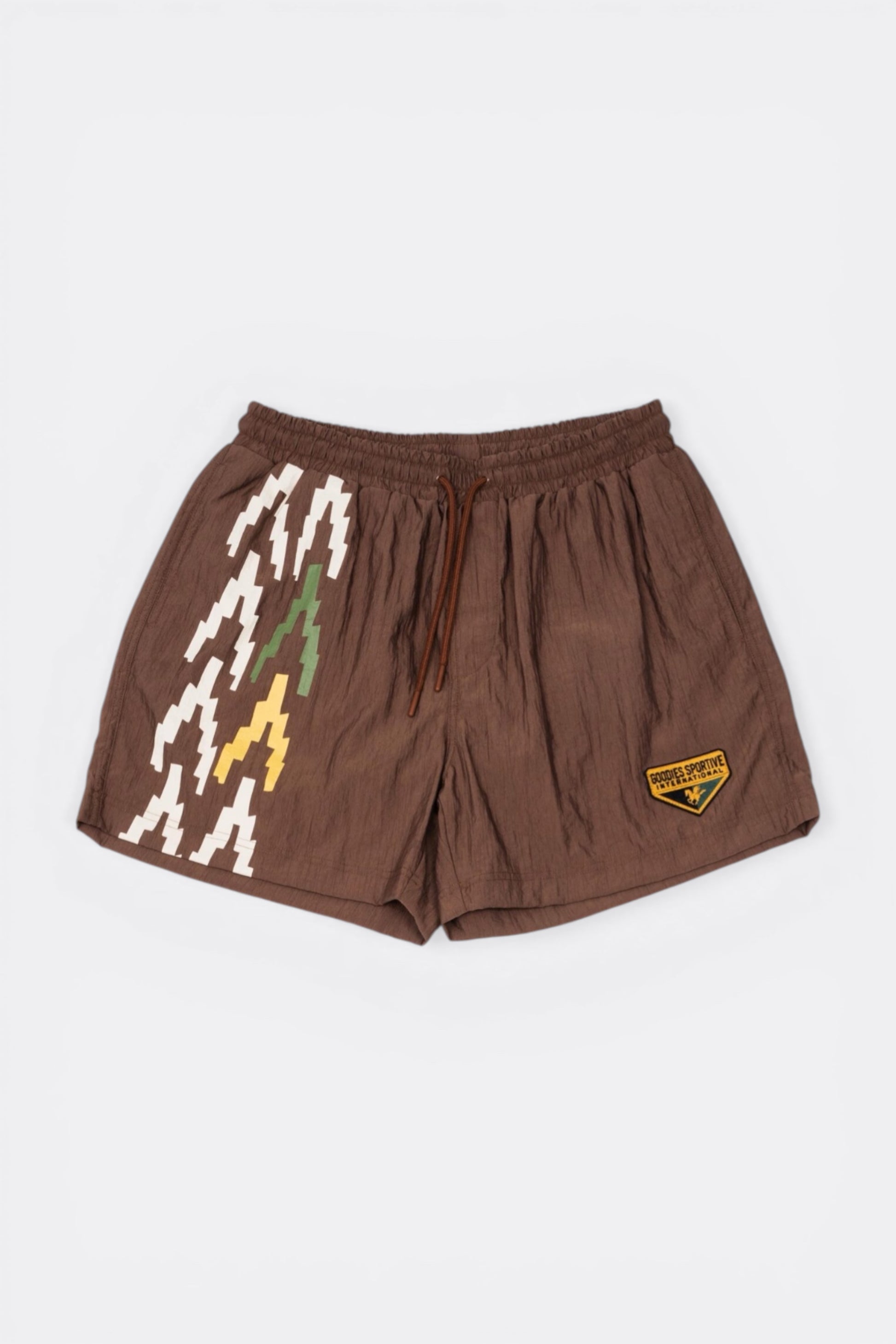 Goodies Sportive Mustang Swimshort Brown | Short de Bain Nylon Portugal